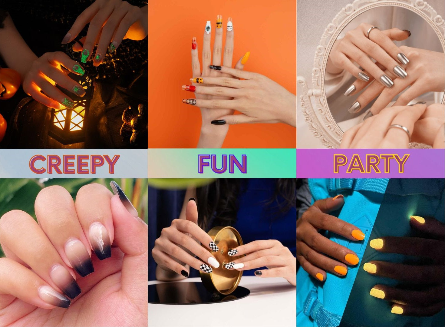 Halloween Nails for Spooky, Cute & Fun, or Party Styles