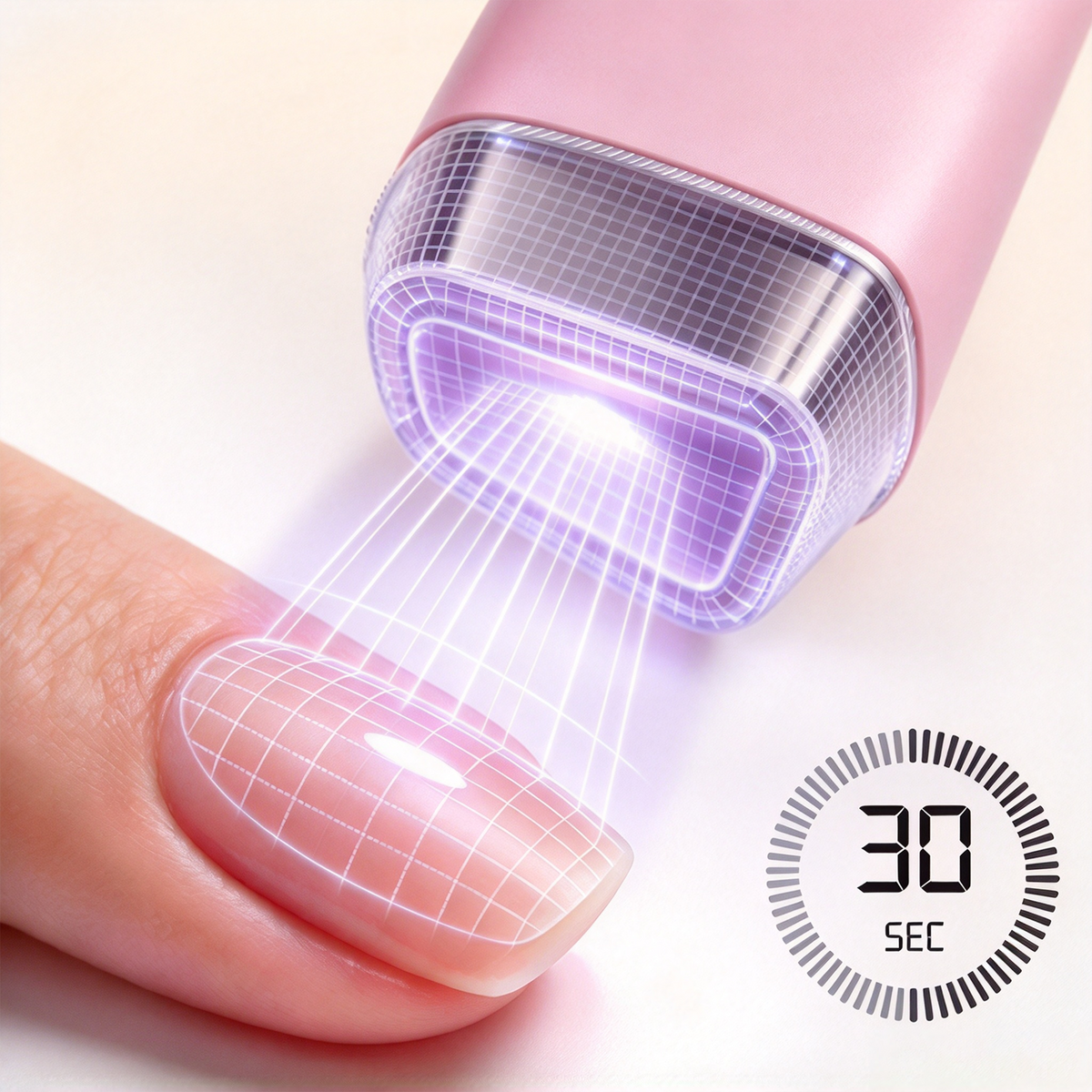Portable 2-in-1 UV LED Nail Lamp | Precision Handheld Gel Nail Curing Light
