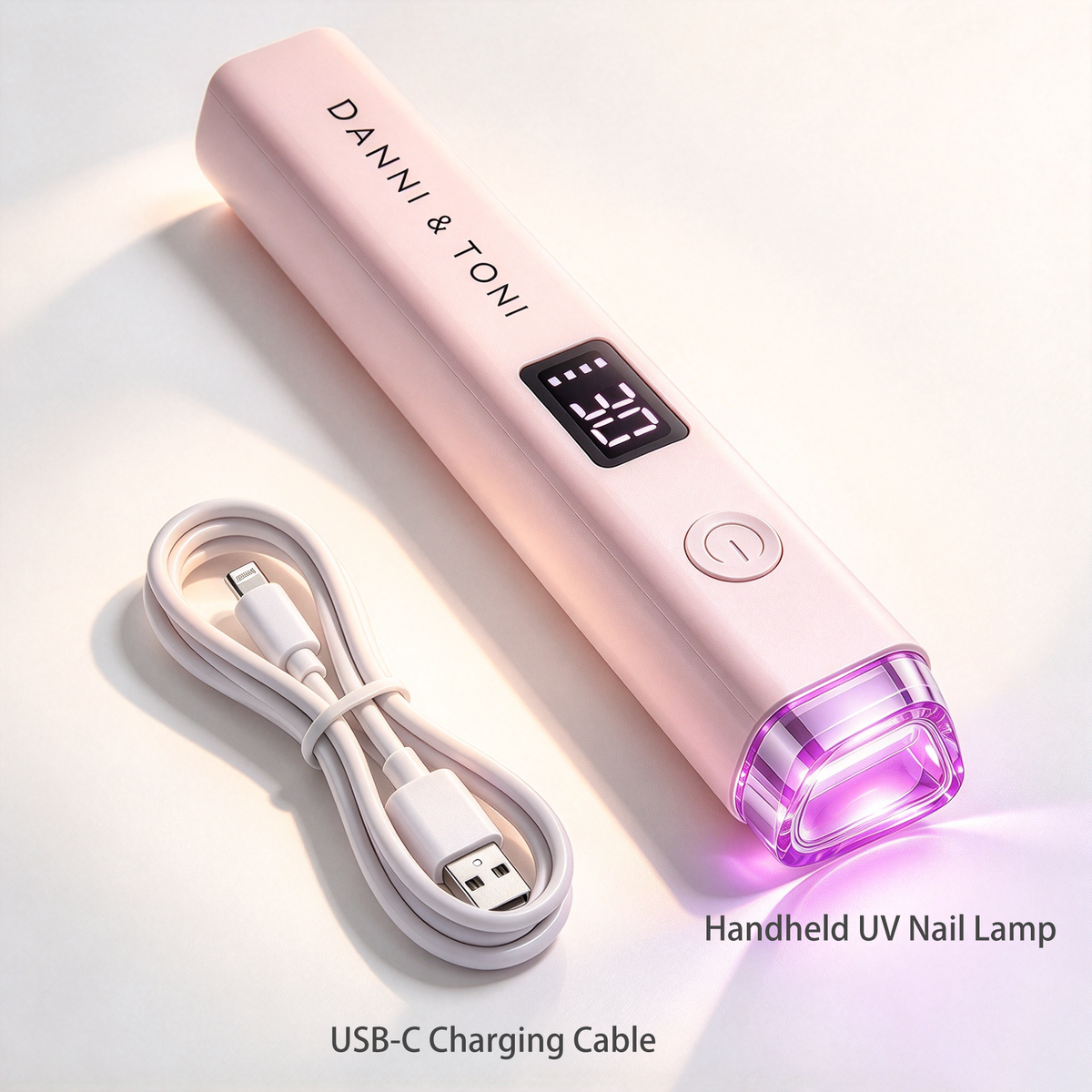 Portable 2-in-1 UV LED Nail Lamp | Precision Handheld Gel Nail Curing Light
