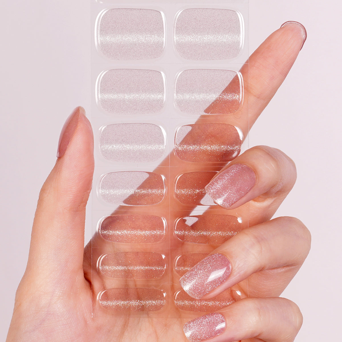 Rose Shimmer-3025 | No UV Lamp Needed