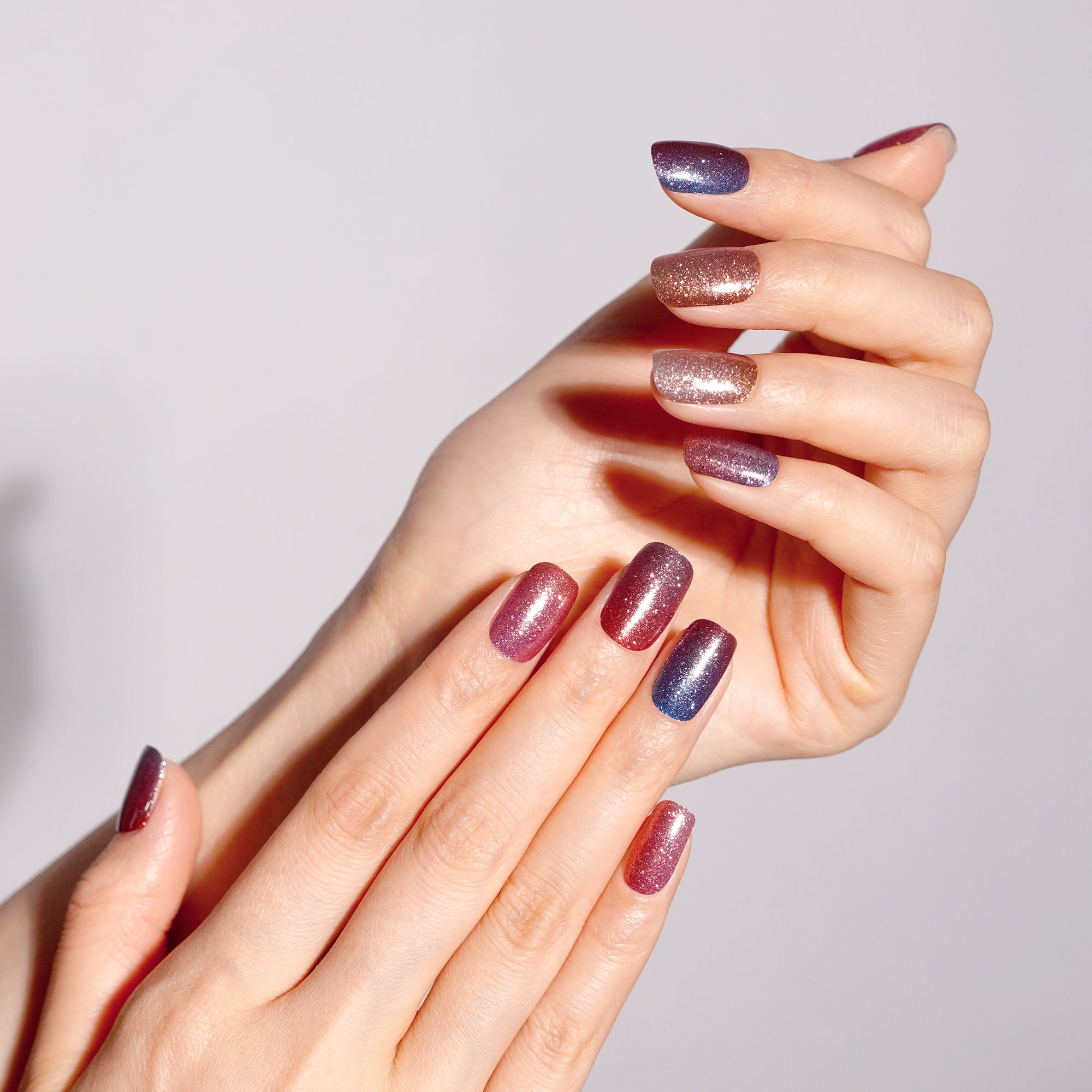 Twilight Shimmer Semi Cured Gel Nail Strips | Twilight - 2423