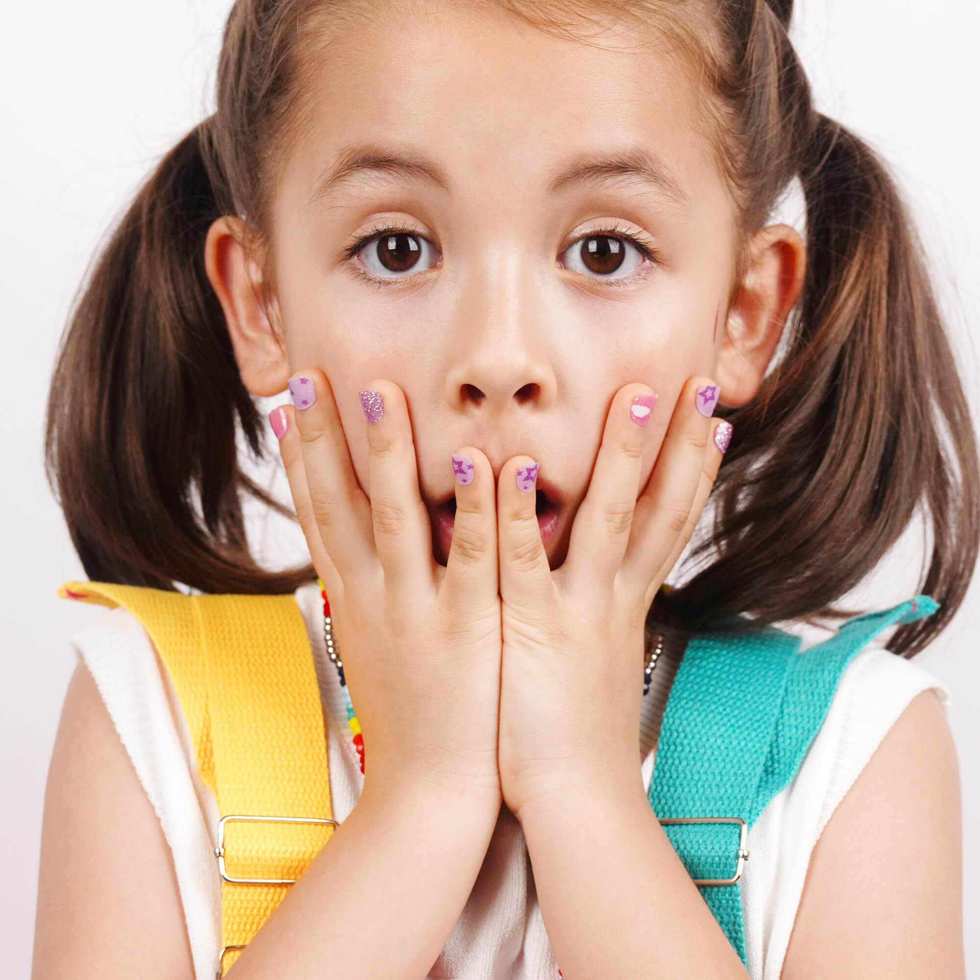 Magical Lavender Sparkle Kids Nail Wraps | Purple Dream - 2784