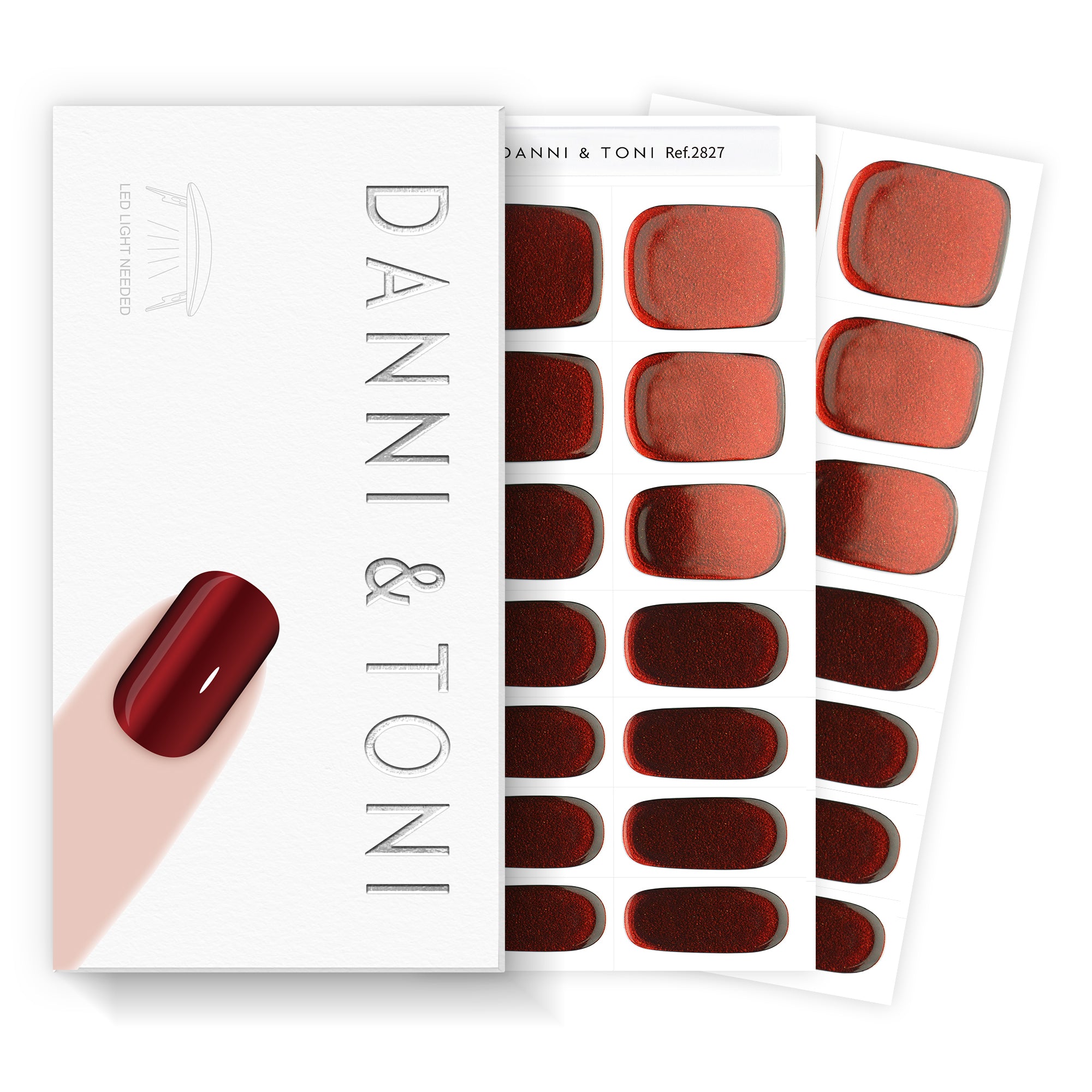 Warm Earth-Tone Gel Nail Strips with a Cozy, Natural Feel | Rustic Charm - 2827