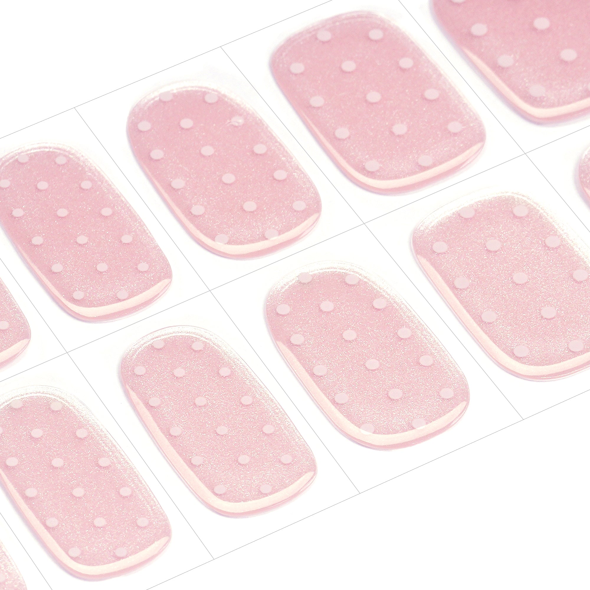 Pastel Polka Dot Gel Nail Strips for a Soft and Charming Manicure | Dreamy Dots-2857