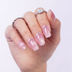 Lavender Chrome Gel Nail Strips with Mirror Shine Metallic Finish | Lilac Chrome-2916