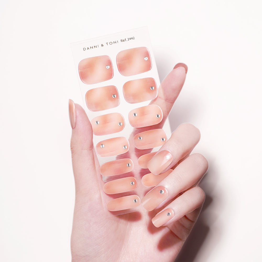 Minimalist Chic Semi Cured Gel Nail Strips | Lady Luck - 2442