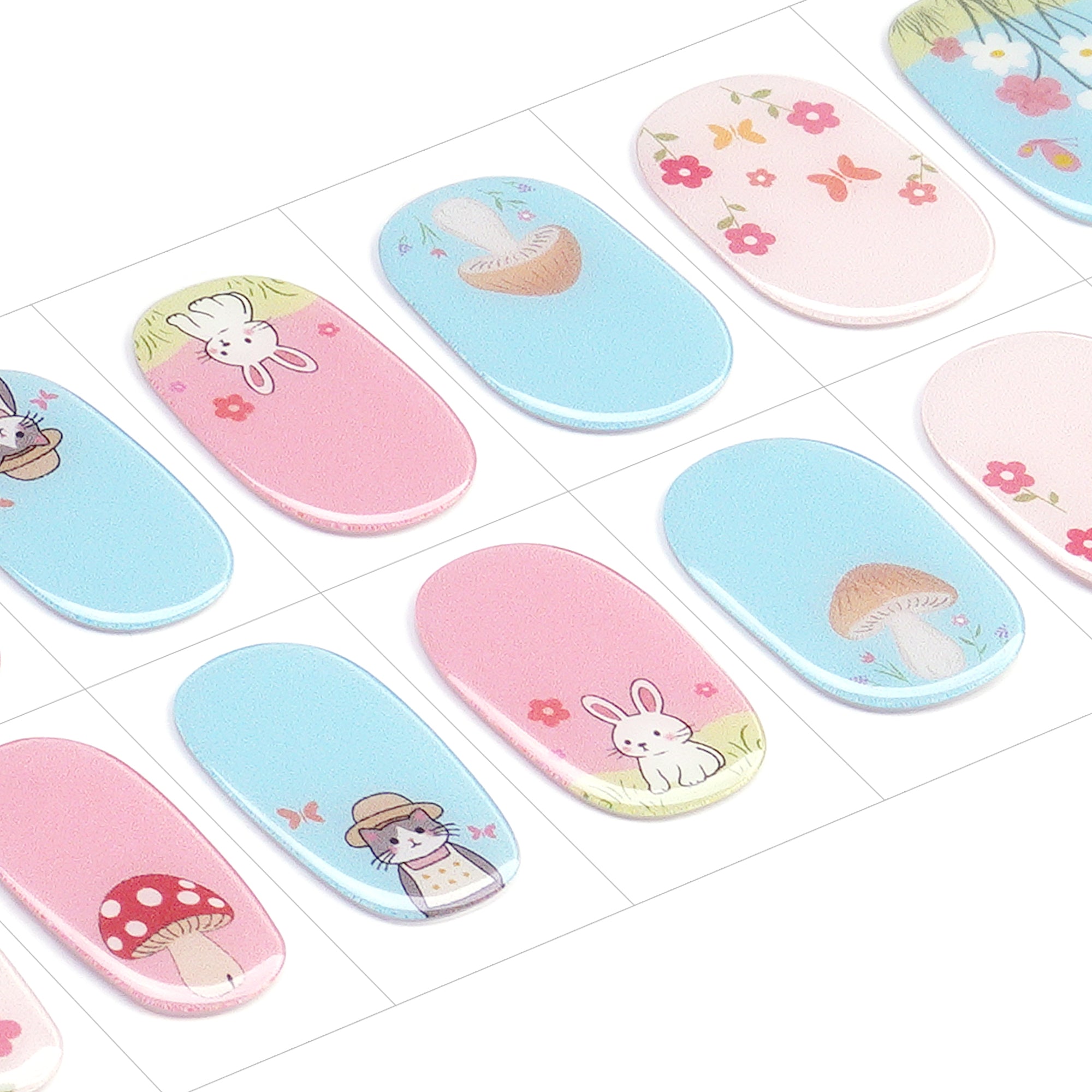 Playful Gel Nail Strips for Kids | Purr & Hop-2883