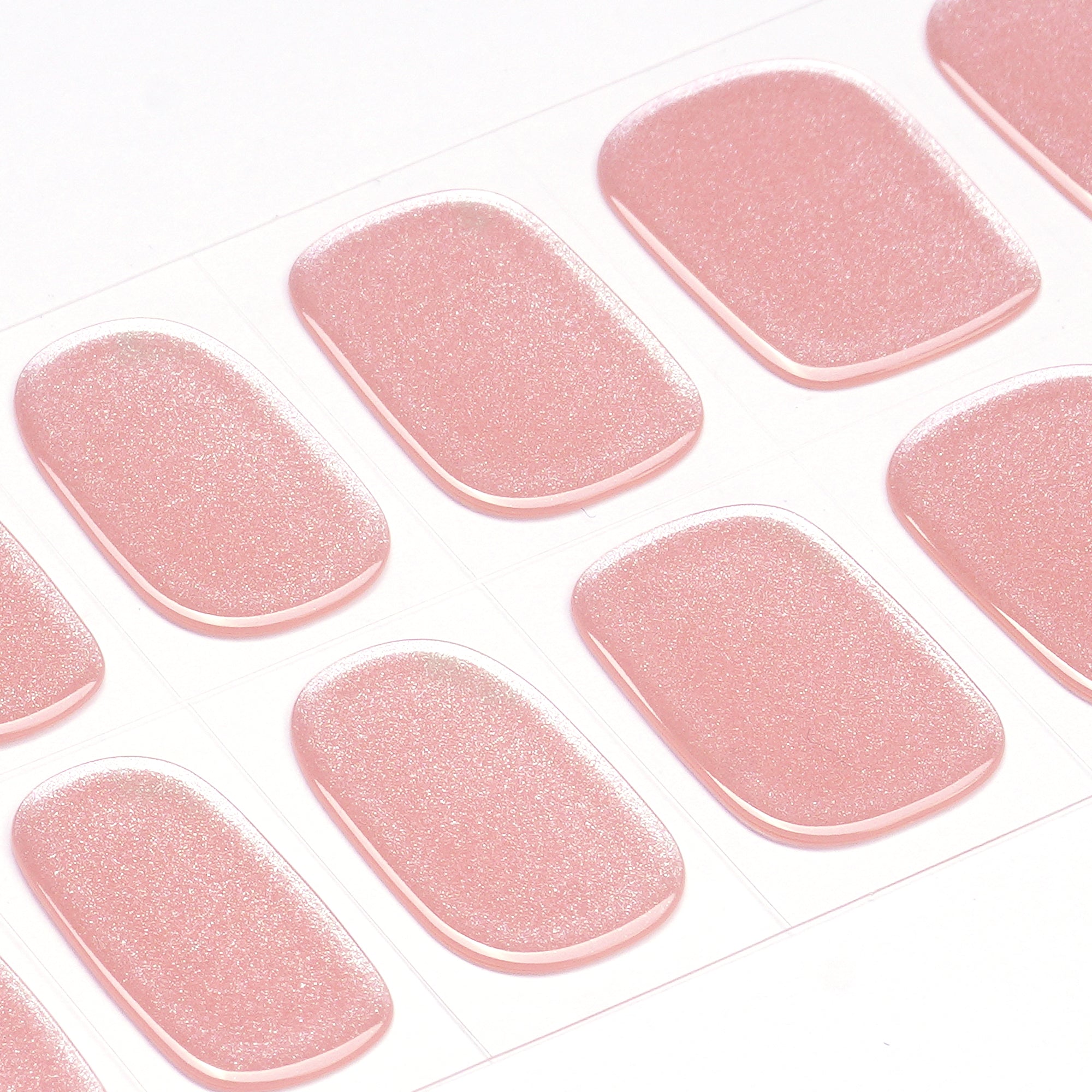 Skin-Soft Gel Nail Strips with a Fresh, Illuminated Finish | Bare Light-2872