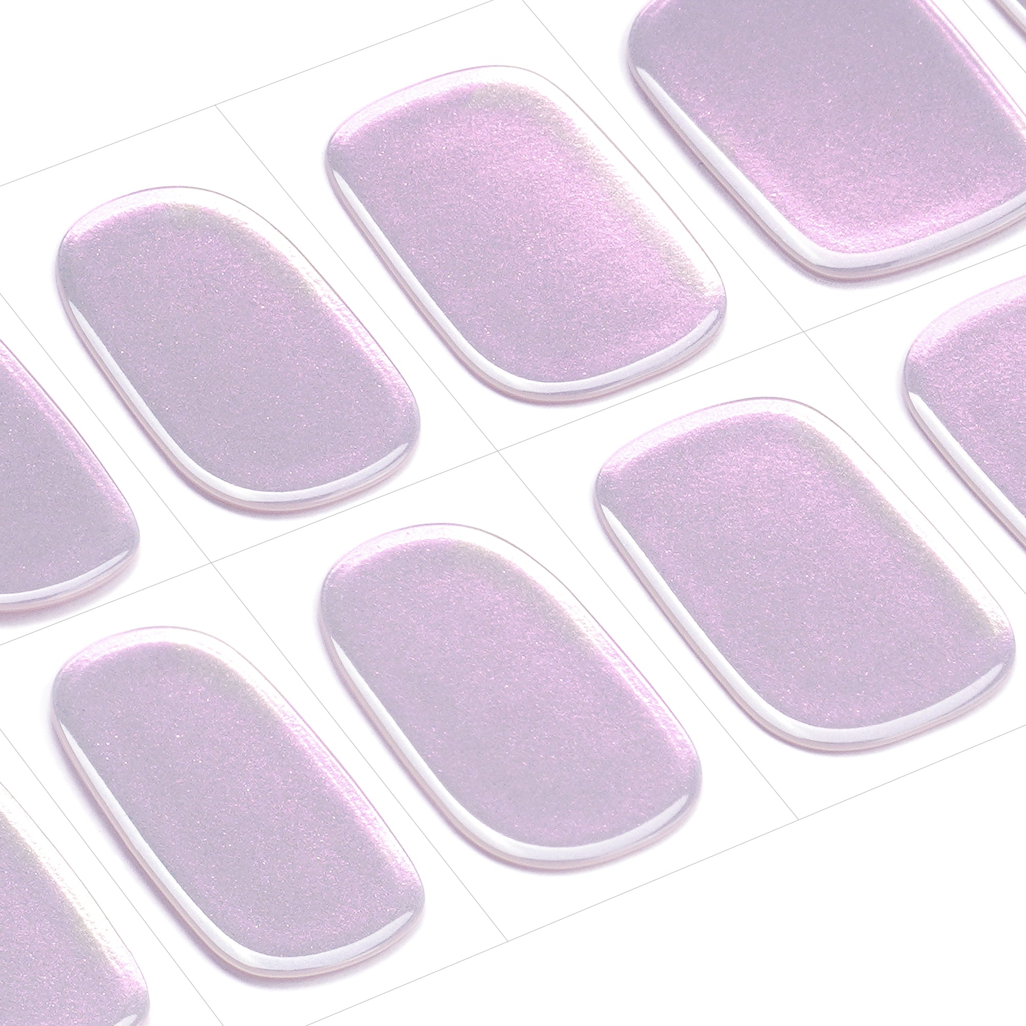 Shimmering Aurora-Inspired Gel Nail Wraps for a Radiant Glow | Aurora Glow-2864