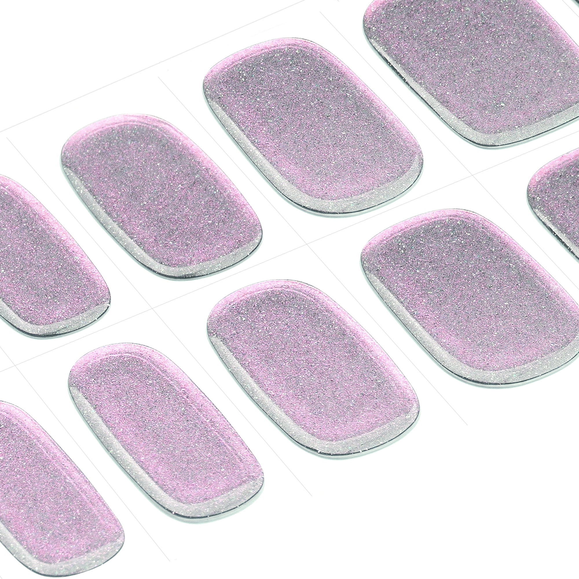 Shimmering Pearl Glow Gel Nail Strips for a Soft, Enchanting Look | Iridescent Charm-2826