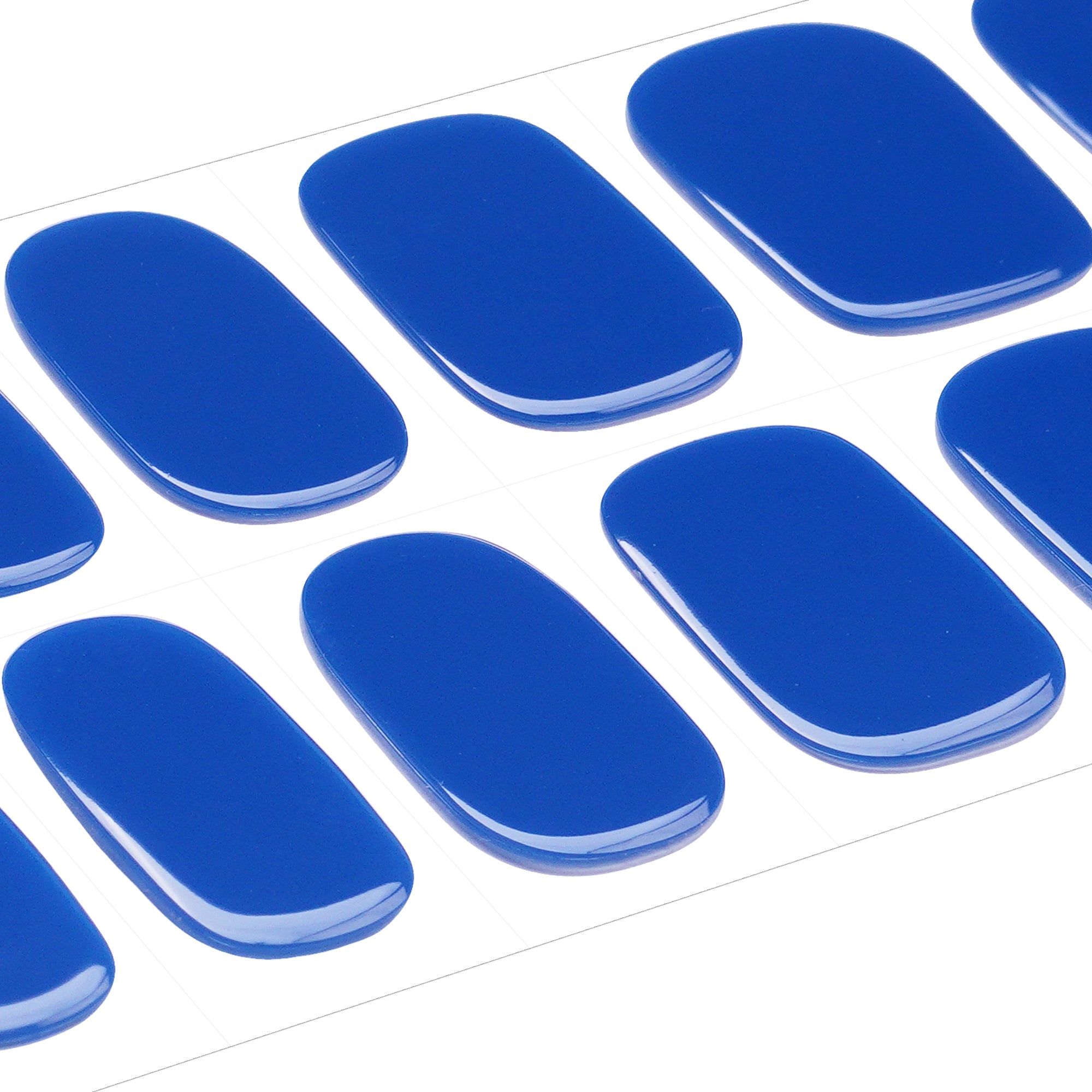 Deep Ocean Gel Nail Strips with Endless Blue Gloss Shine | Infinite Blue-2908