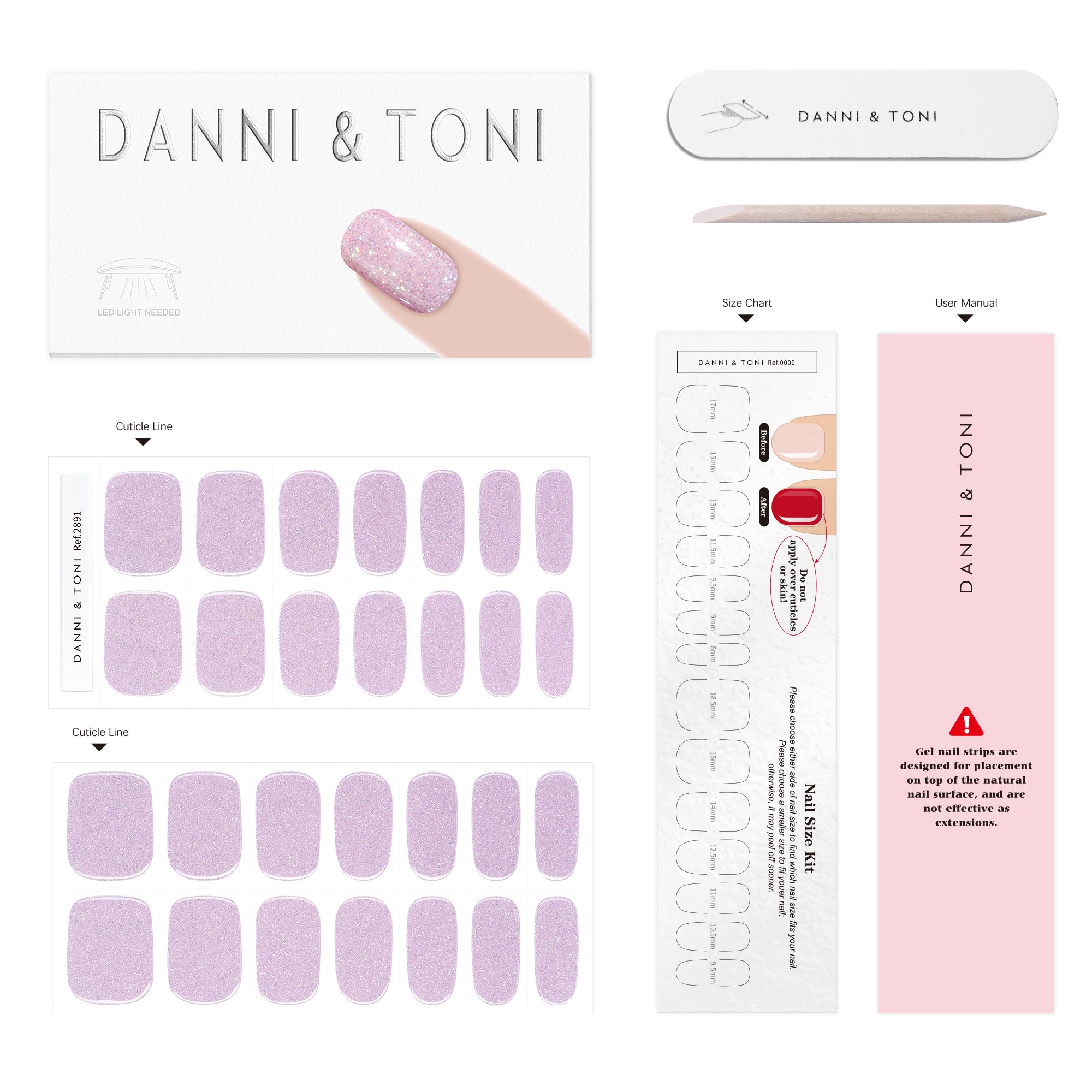 Sparkling Gel Nail Design with Whimsical, Iridescent Charm | Pixie Dust-2891