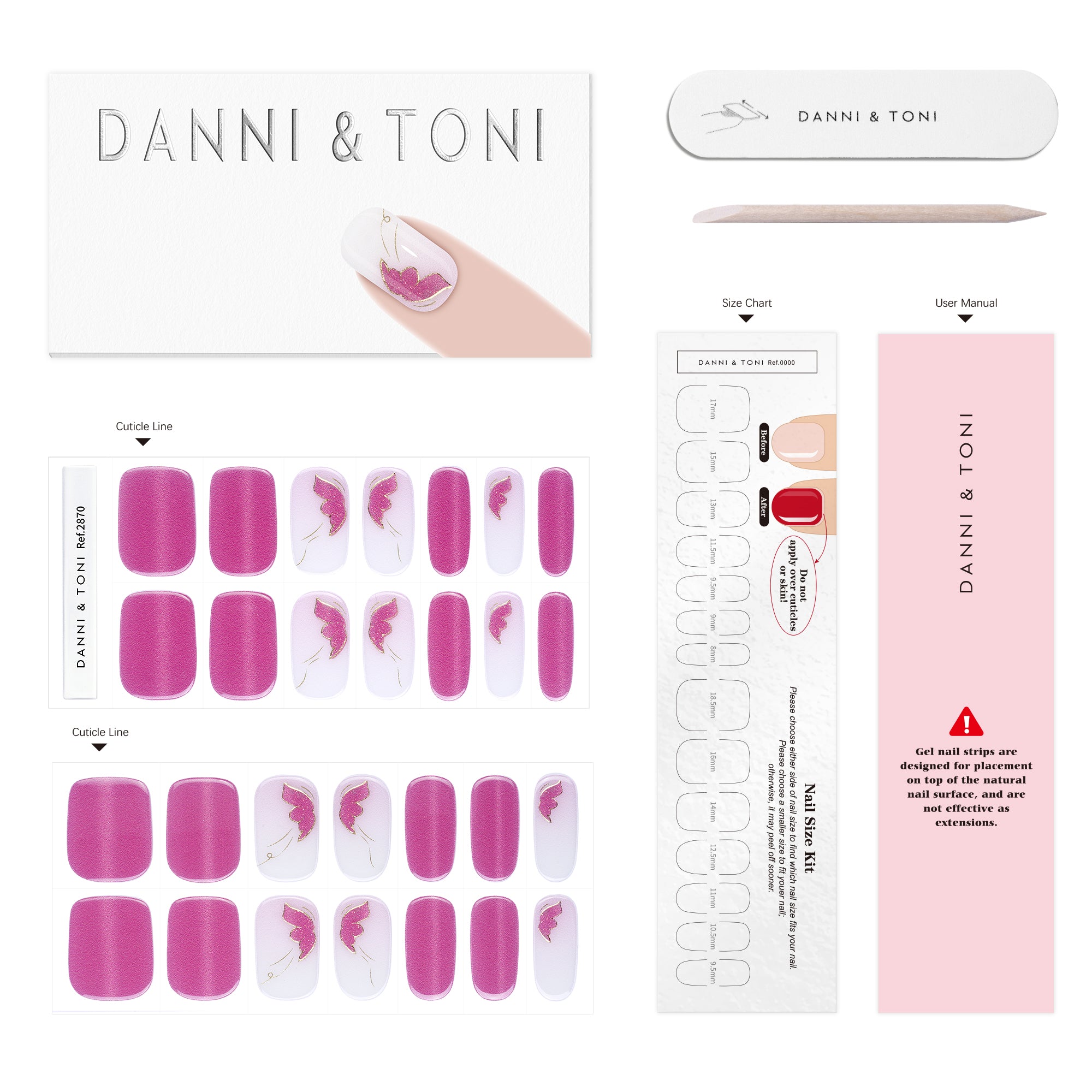 Soft Blush Pink Gel Nail Strips with a Gentle, Feminine Glow | Pink Whispers-2870