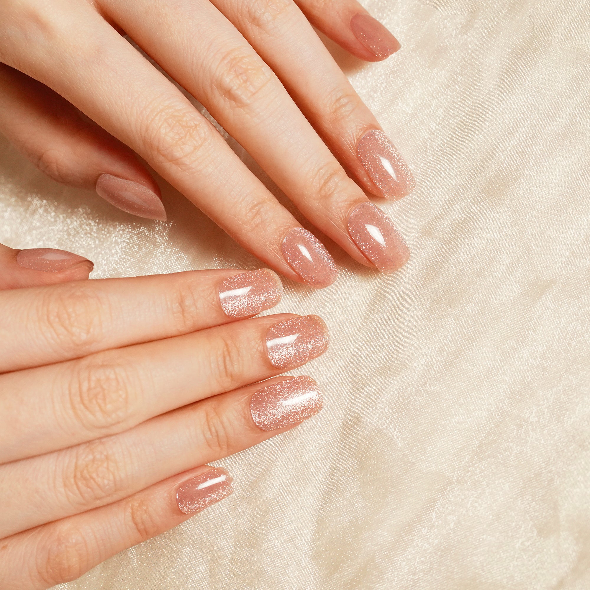 Rose Shimmer-3025 | No UV Lamp Needed