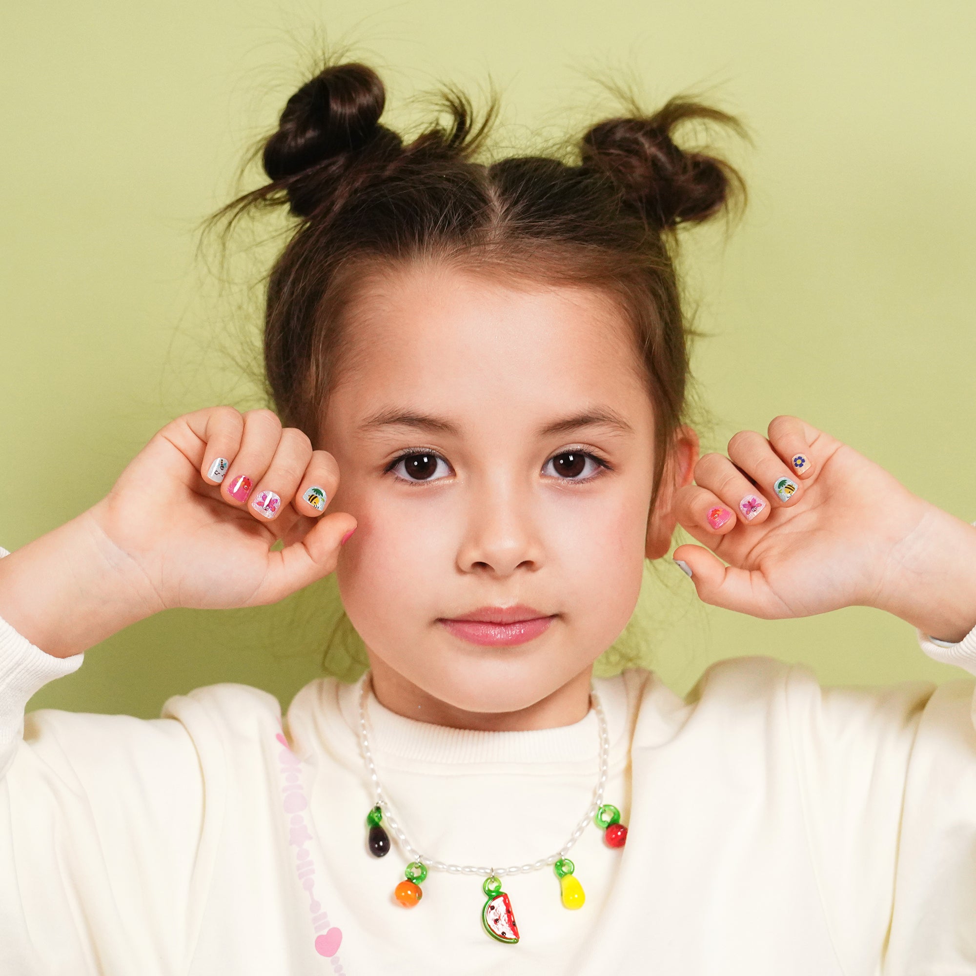 Cheerful Gel Nail Strips for Kids | Birdie Buzz-2887