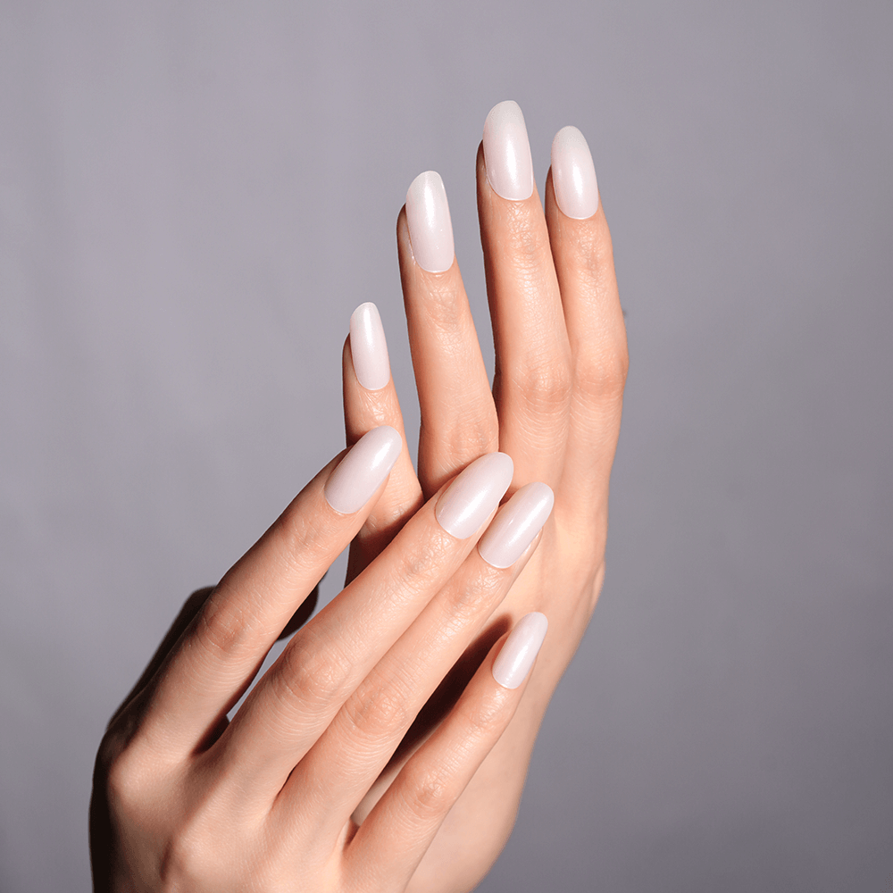 Soft Luminous Pearl Semi-Cured Gel Nail Strips | Pearl Velocity - 2717