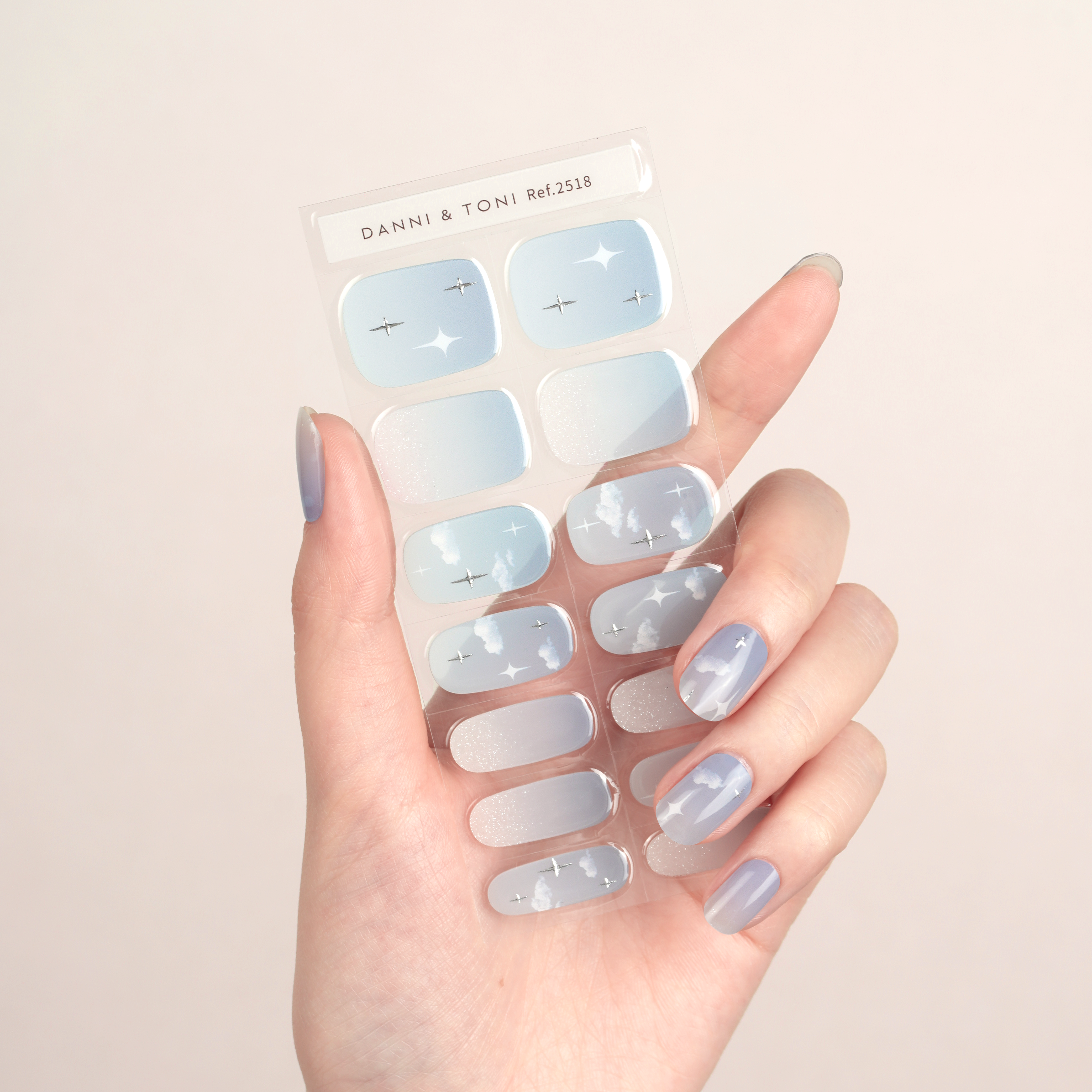 Skyward Dreams Semi-Cured Gel Nail Strips | Midsummer Sky - 2518