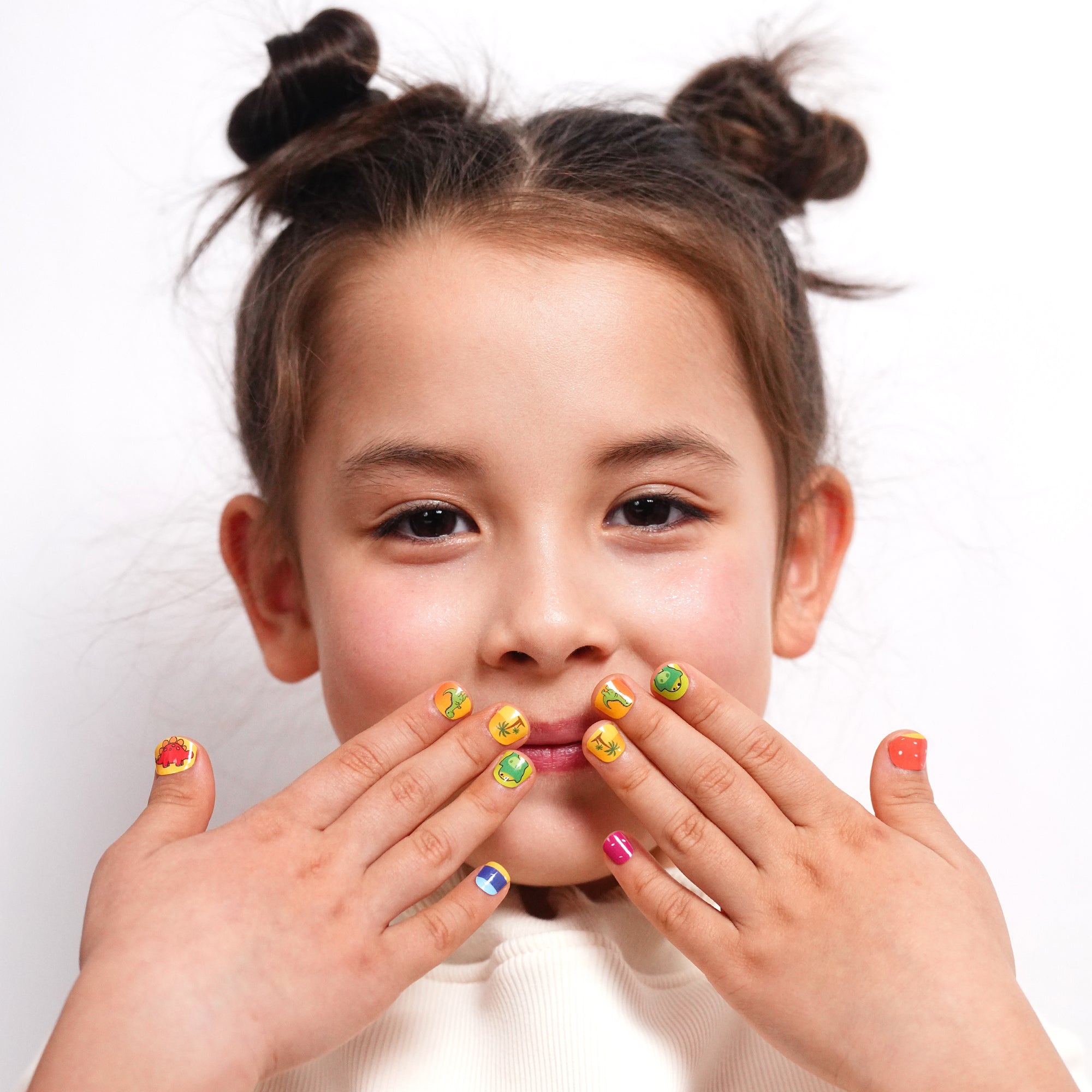 Fun & Adventurous Gel Nail Strips for Kids | Dino Safari-2881