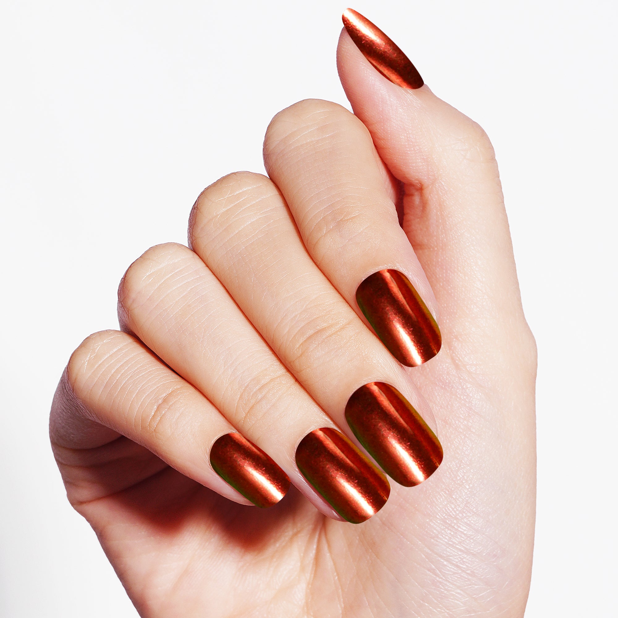 Warm Earth-Tone Gel Nail Strips with a Cozy, Natural Feel | Rustic Charm - 2827