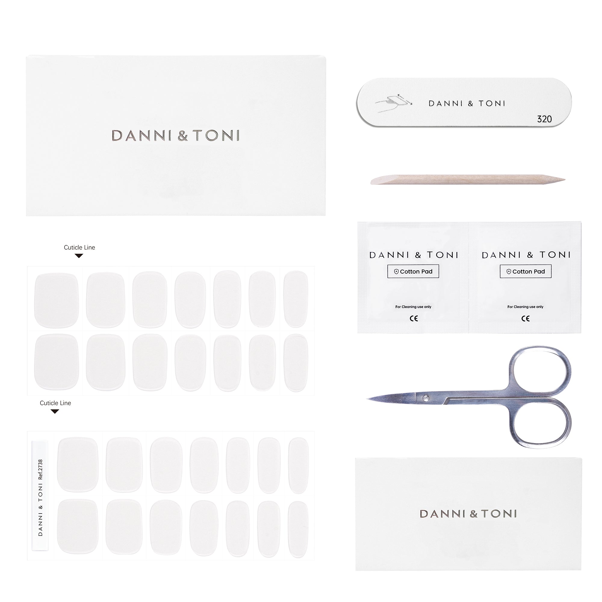 Iridescent Shimmer Semi-Cured Gel Nail Strips | Fairy Glaze - 2738