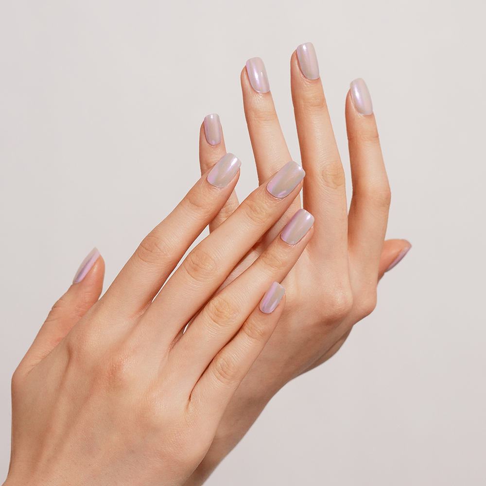 Shimmering Aurora-Inspired Gel Nail Wraps for a Radiant Glow | Aurora Glow-2864