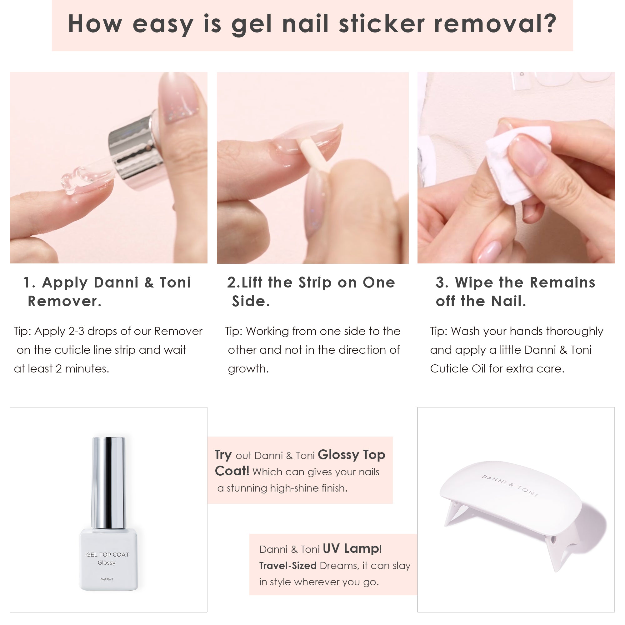 Dusty Mauve Pink Semi-Cured Gel Nail Strips | Muted Rose - 2742