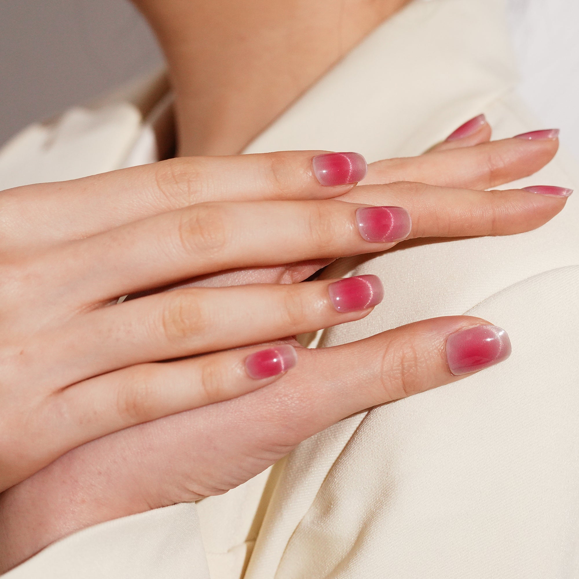 Soft Rose Gel Nail Design with a Dreamy, Luminous Finish | Blush Mirage-2869