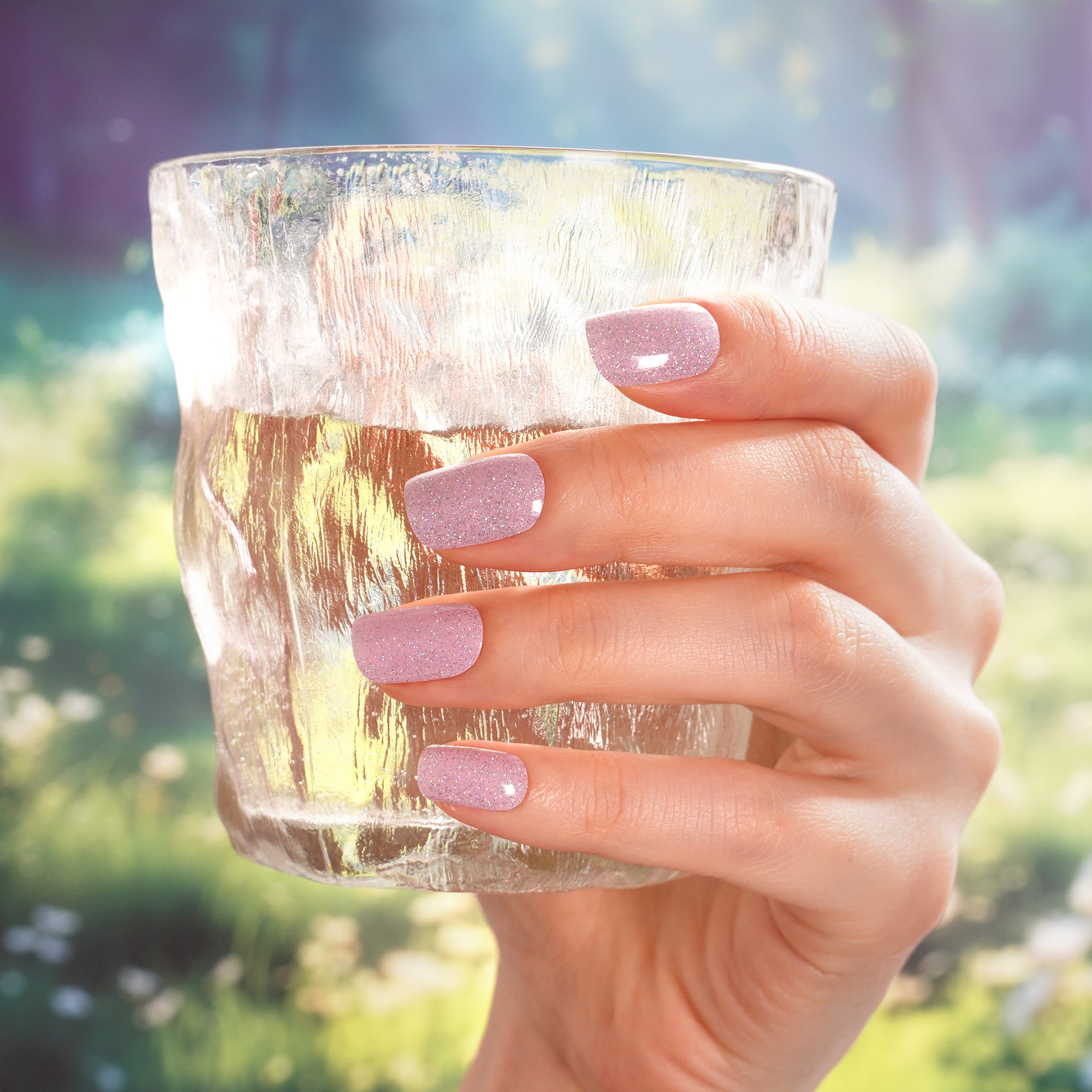 Sparkling Gel Nail Design with Whimsical, Iridescent Charm | Pixie Dust-2891