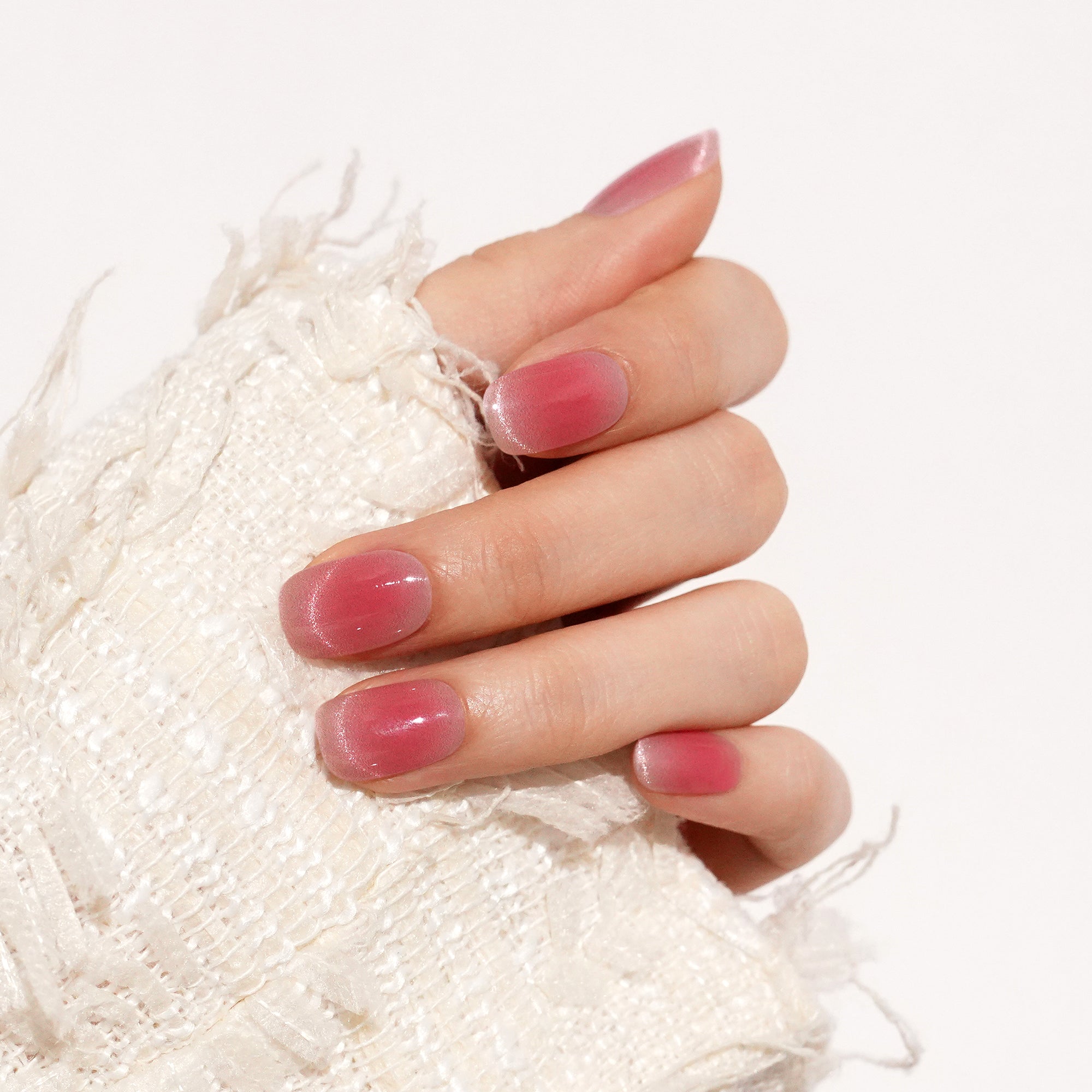 Soft Rose Gel Nail Design with a Dreamy, Luminous Finish | Blush Mirage-2869
