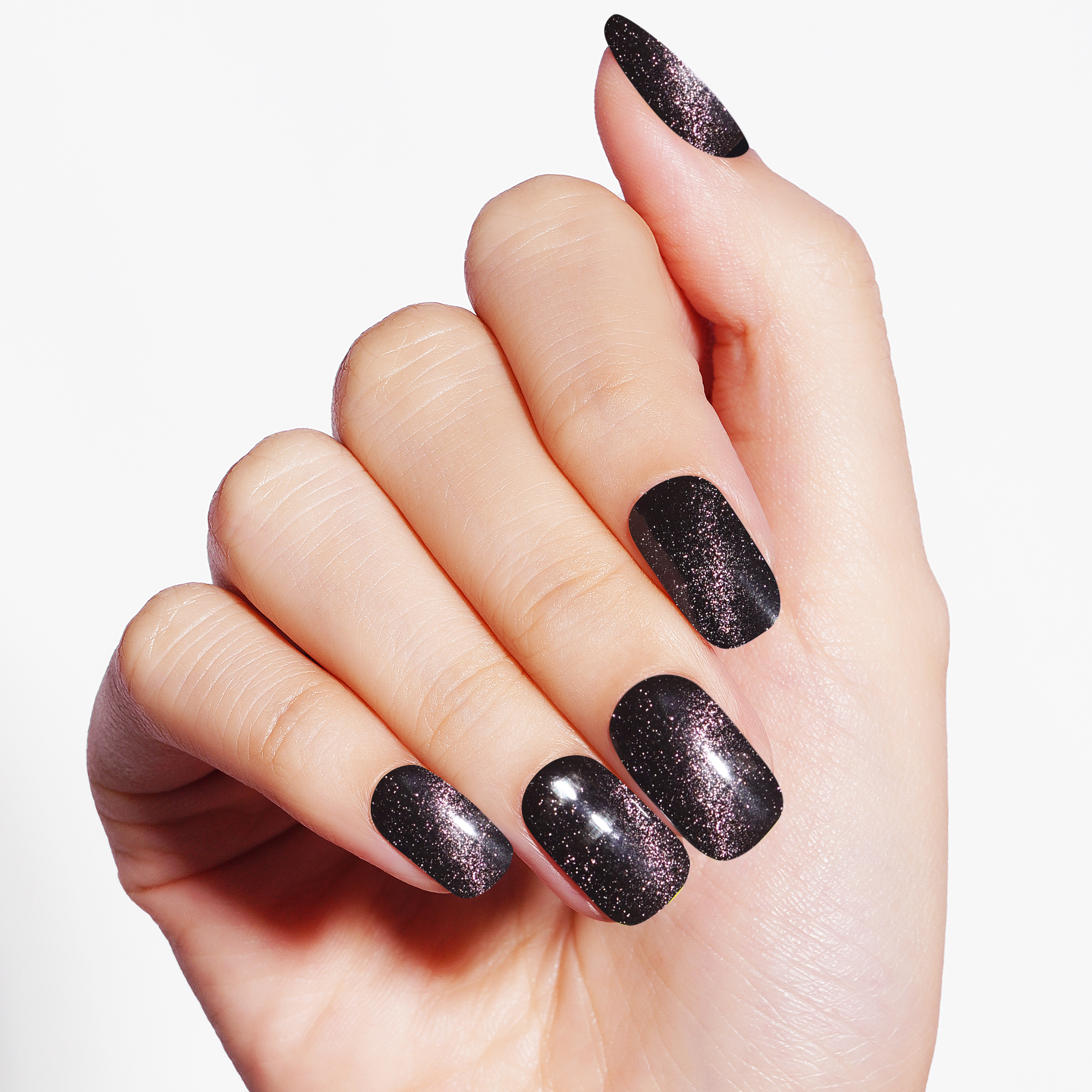 ソンジャ ネイルライトブラック Cosmic Gradient Gel Nail Strips | Nebula Shift-2801