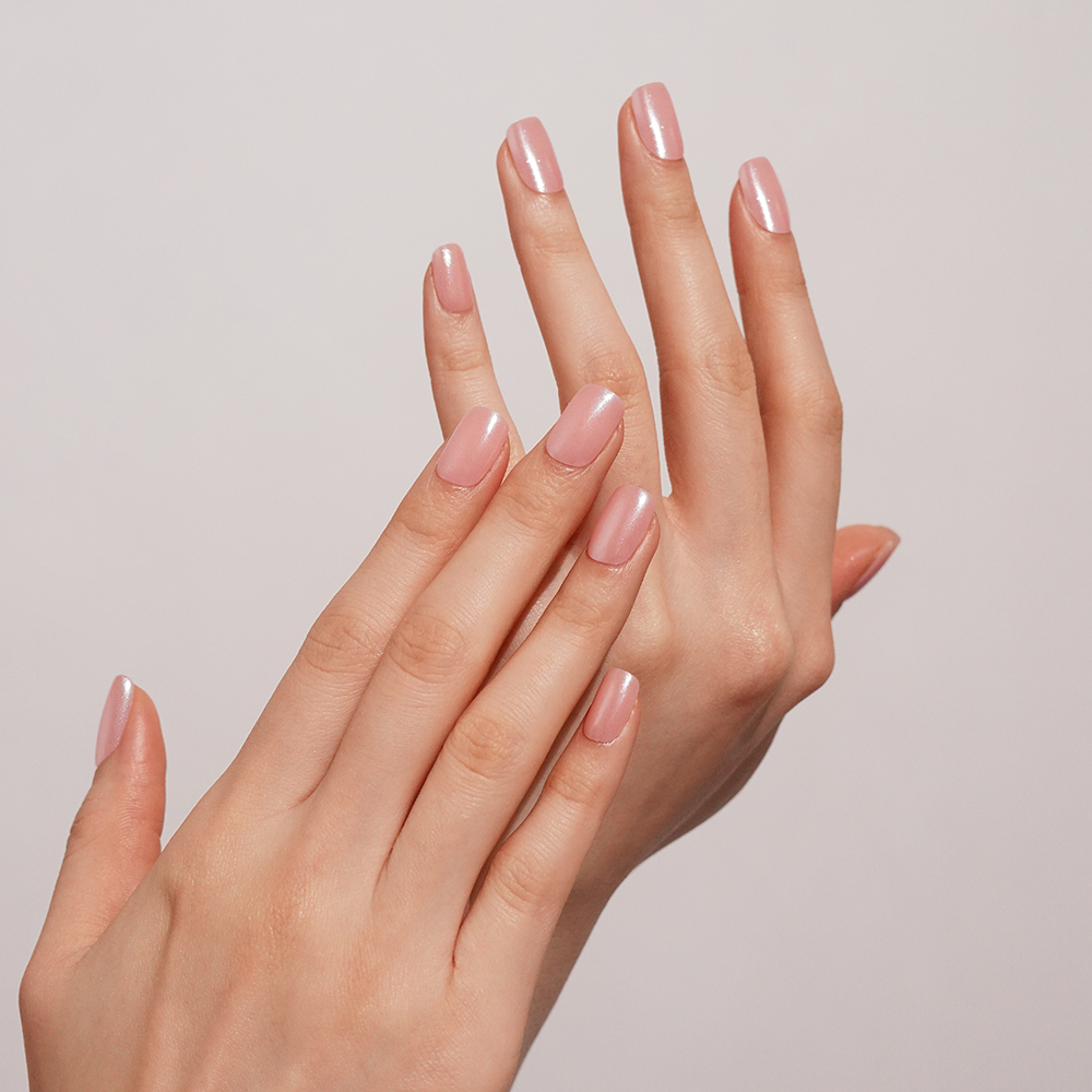 Soft Neutral Gel Nail Strips with a Smooth, Silky Finish | Silken Hush-2865