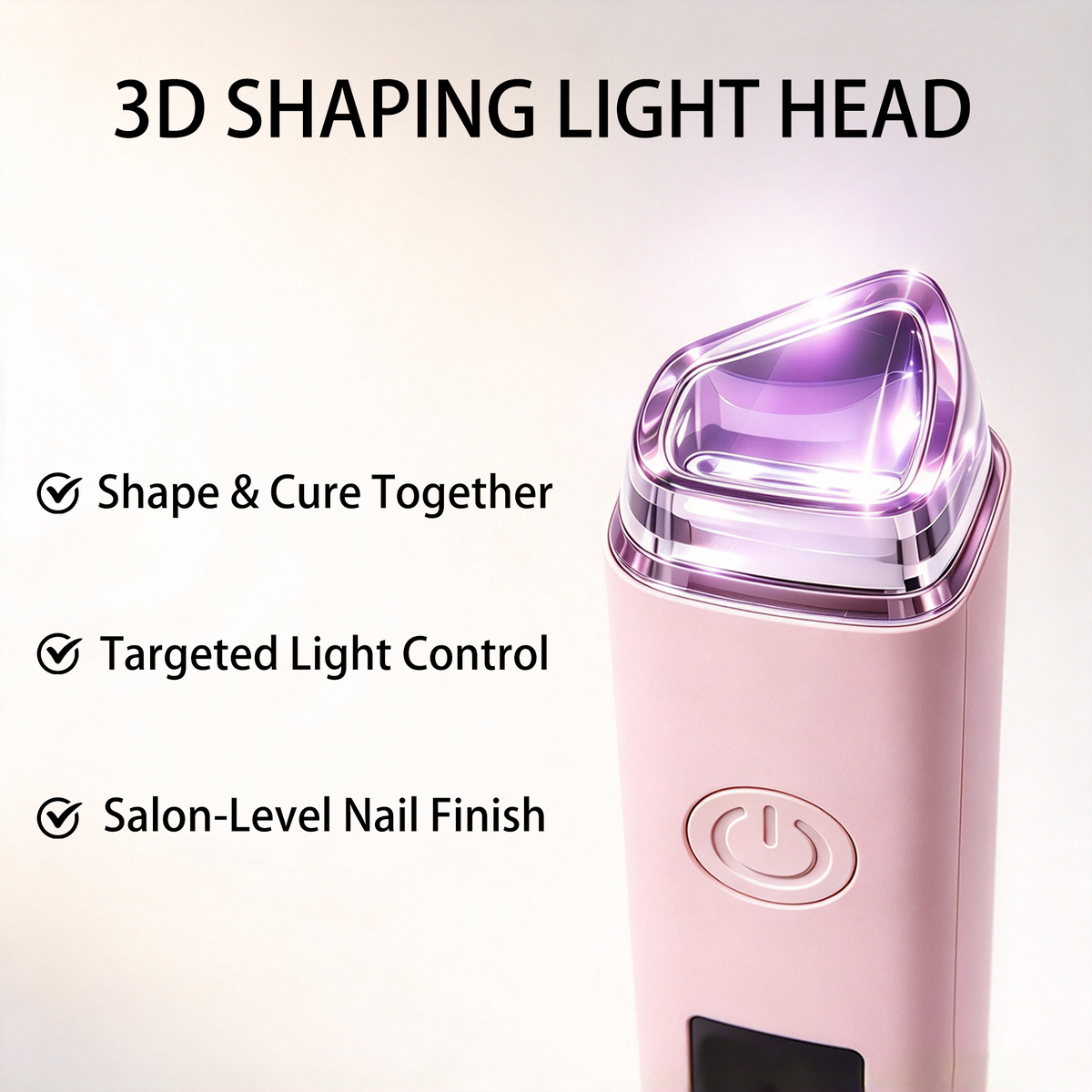 Portable 2-in-1 UV LED Nail Lamp | Precision Handheld Gel Nail Curing Light