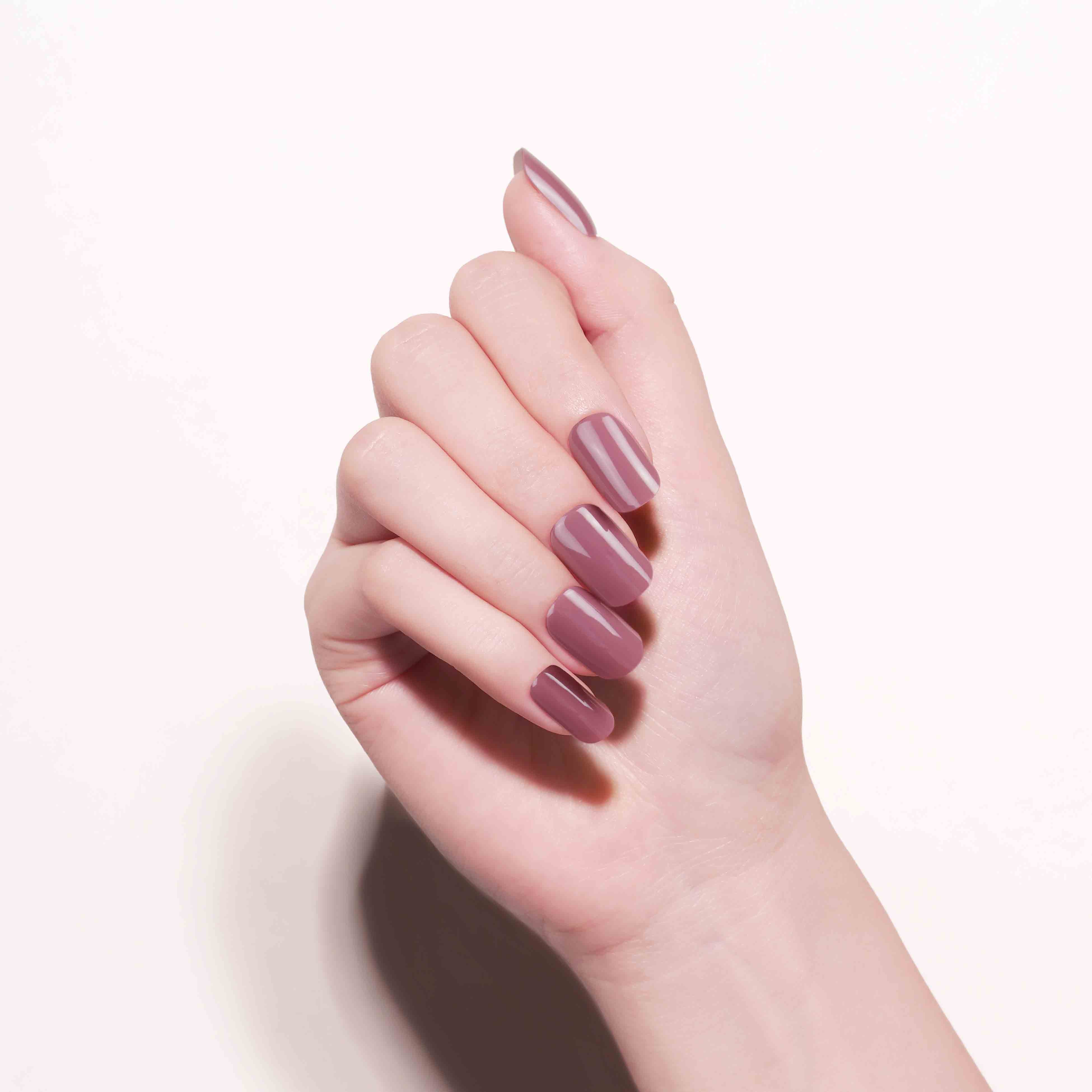 Lavender Whisper Semi-Cured Gel Nail Strips | Violet Reverie - 2407