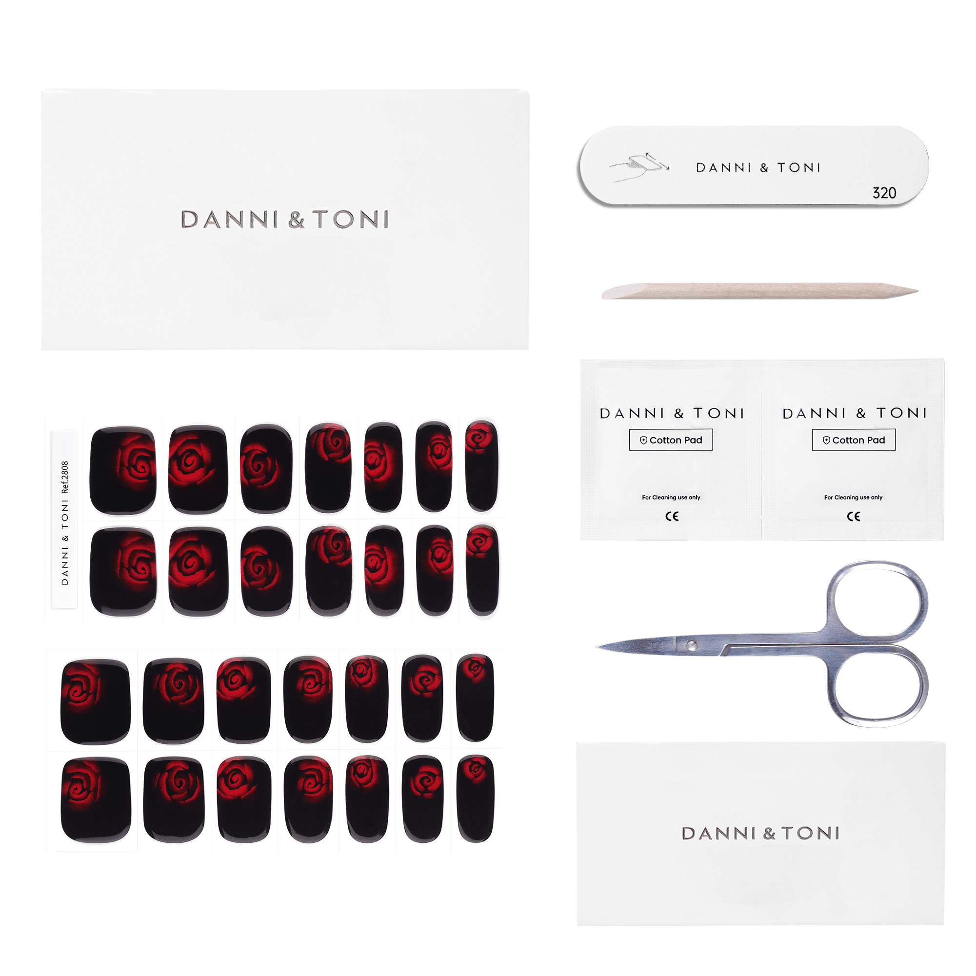 Dreamy Mauve-Pink Semi-Cured Gel Nail Strips | Mystic Scent-2808