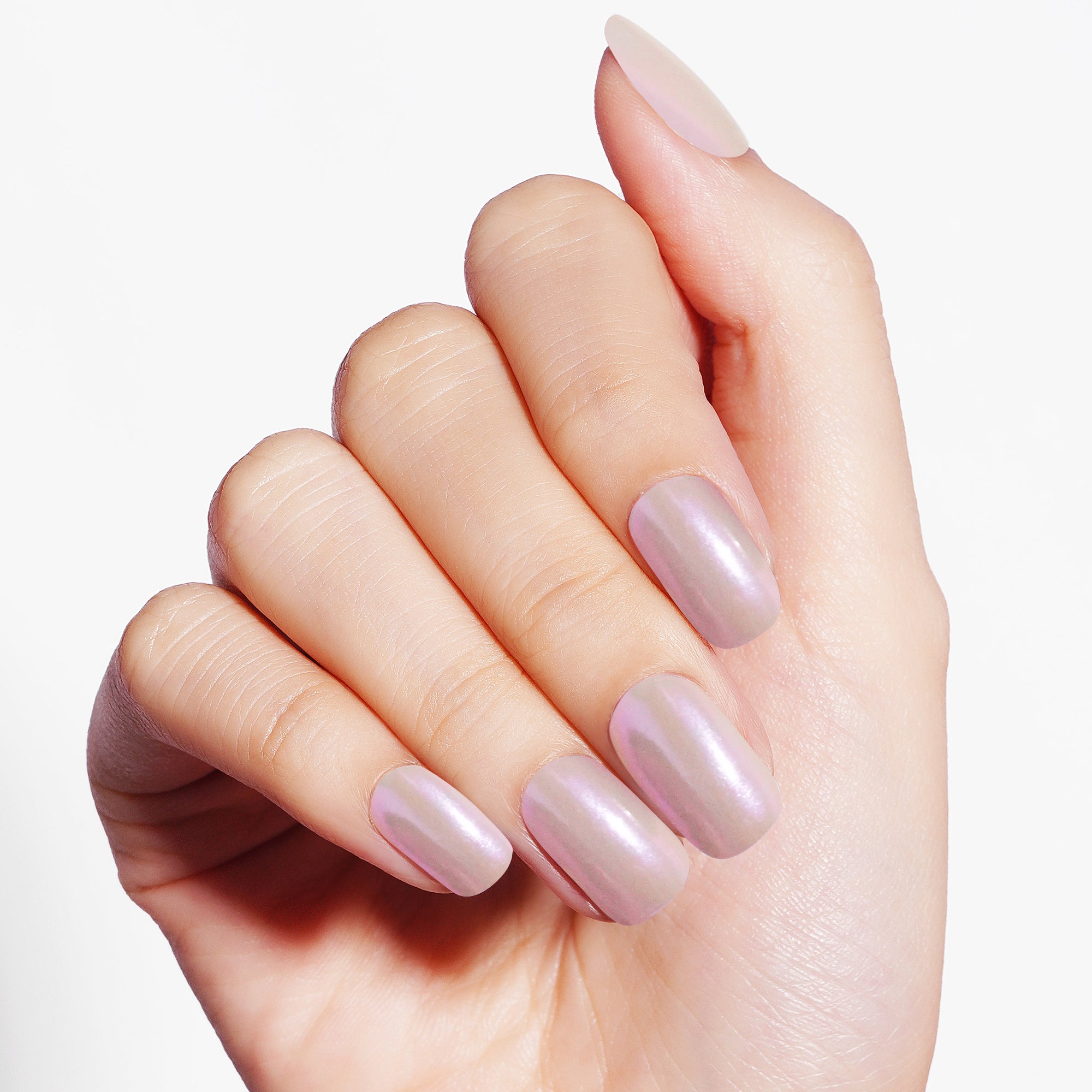 Shimmering Aurora-Inspired Gel Nail Wraps for a Radiant Glow | Aurora Glow-2864