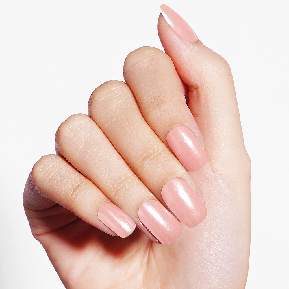 Soft Neutral Gel Nail Strips with a Smooth, Silky Finish | Silken Hush-2865