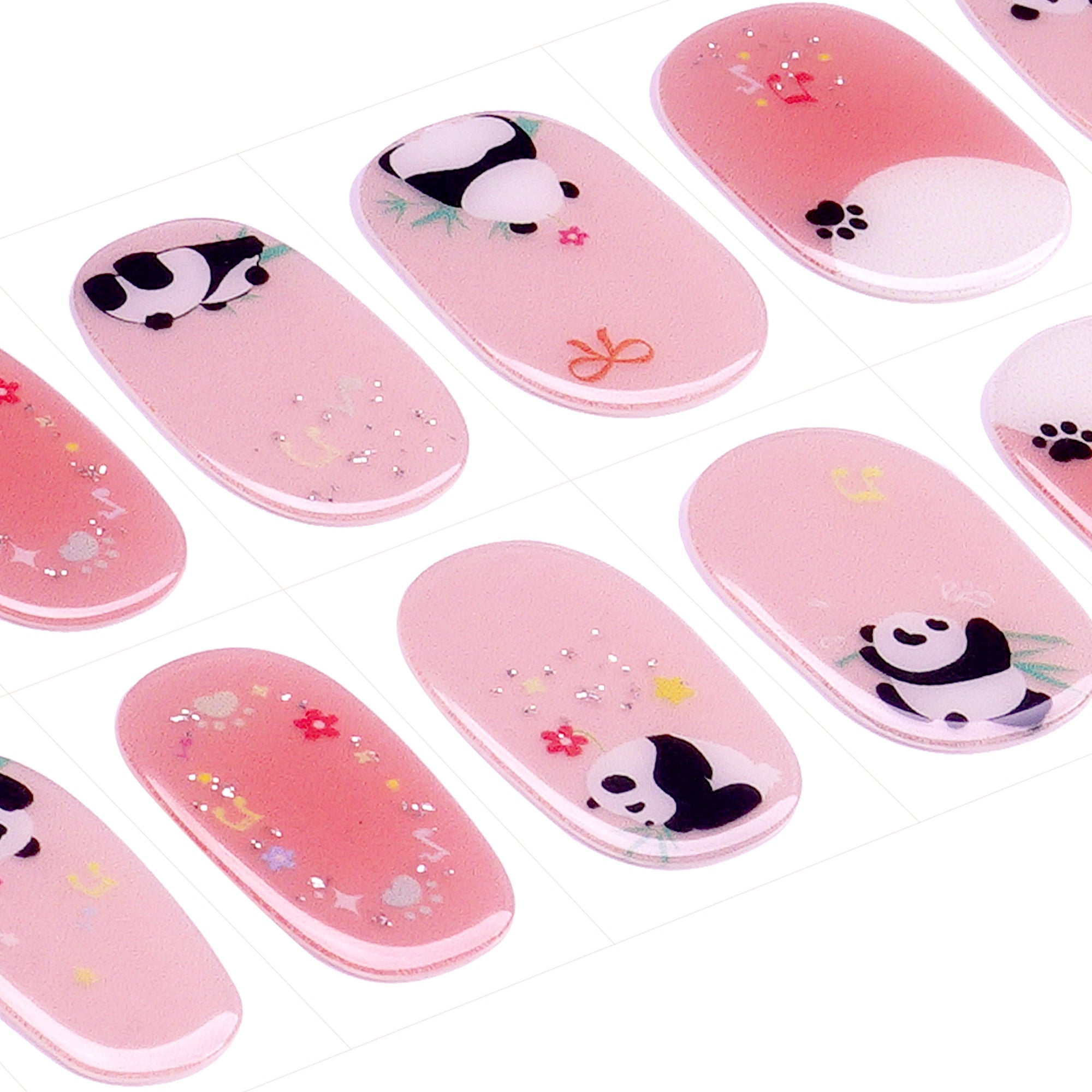 Cute & Playful Gel Nail Strips for Kids | Panda Pop-2886