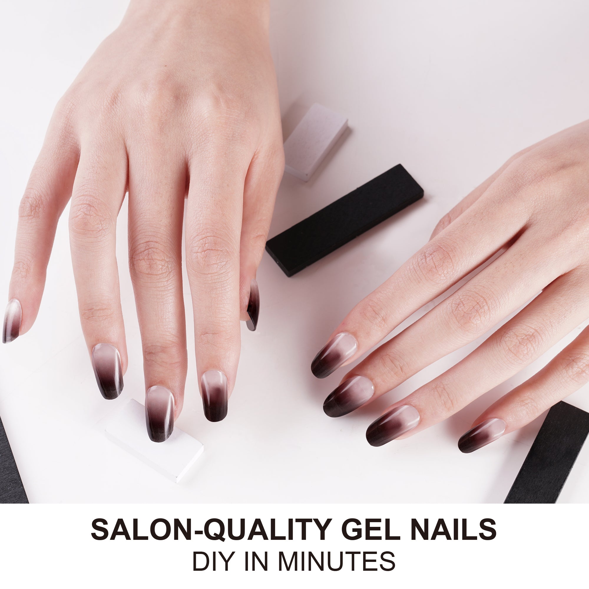 Mystic Smoke Ombre Semi Cured Gel Nail Strips | Mystery - 2119