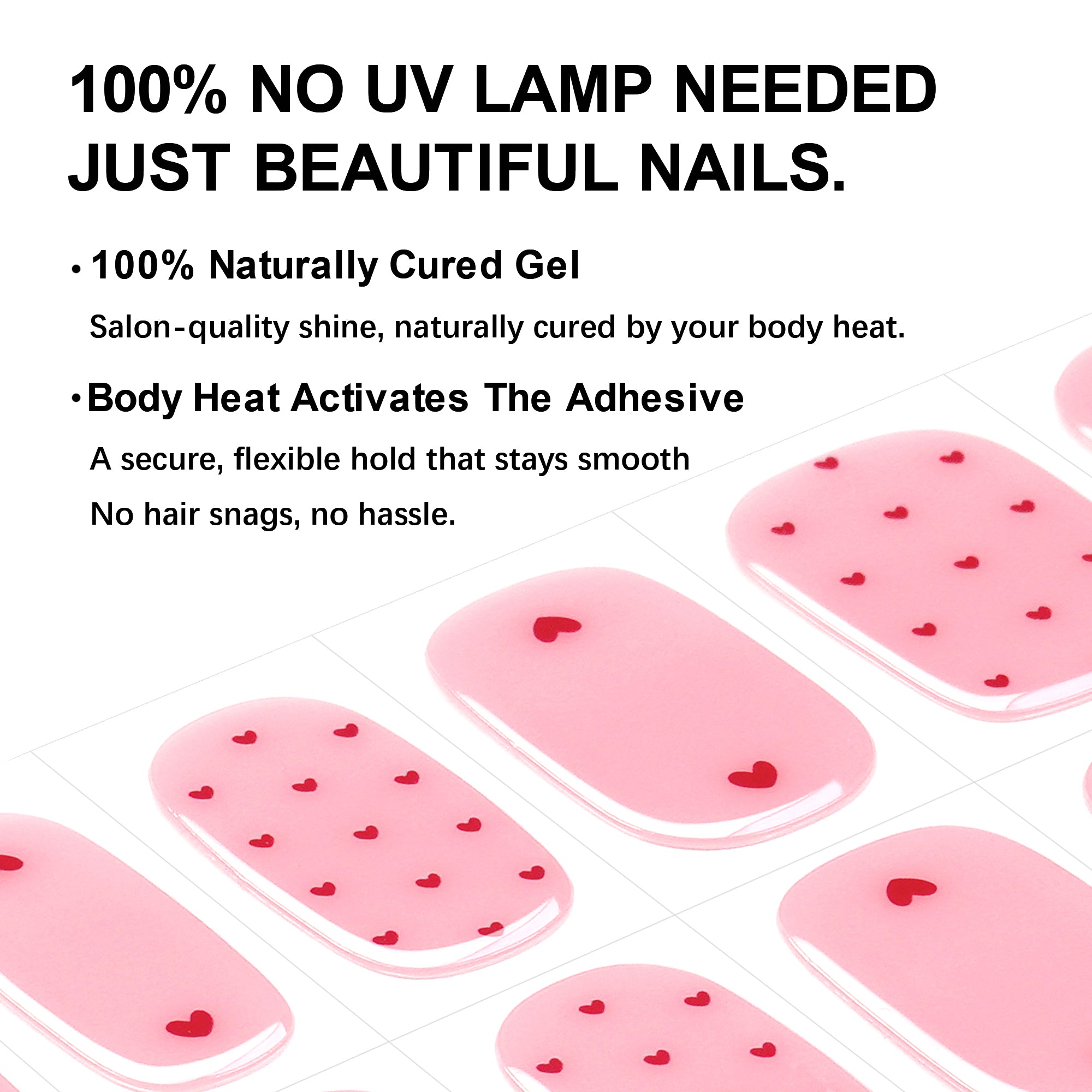 Blush Hearts-3020 | No UV Lamp Needed