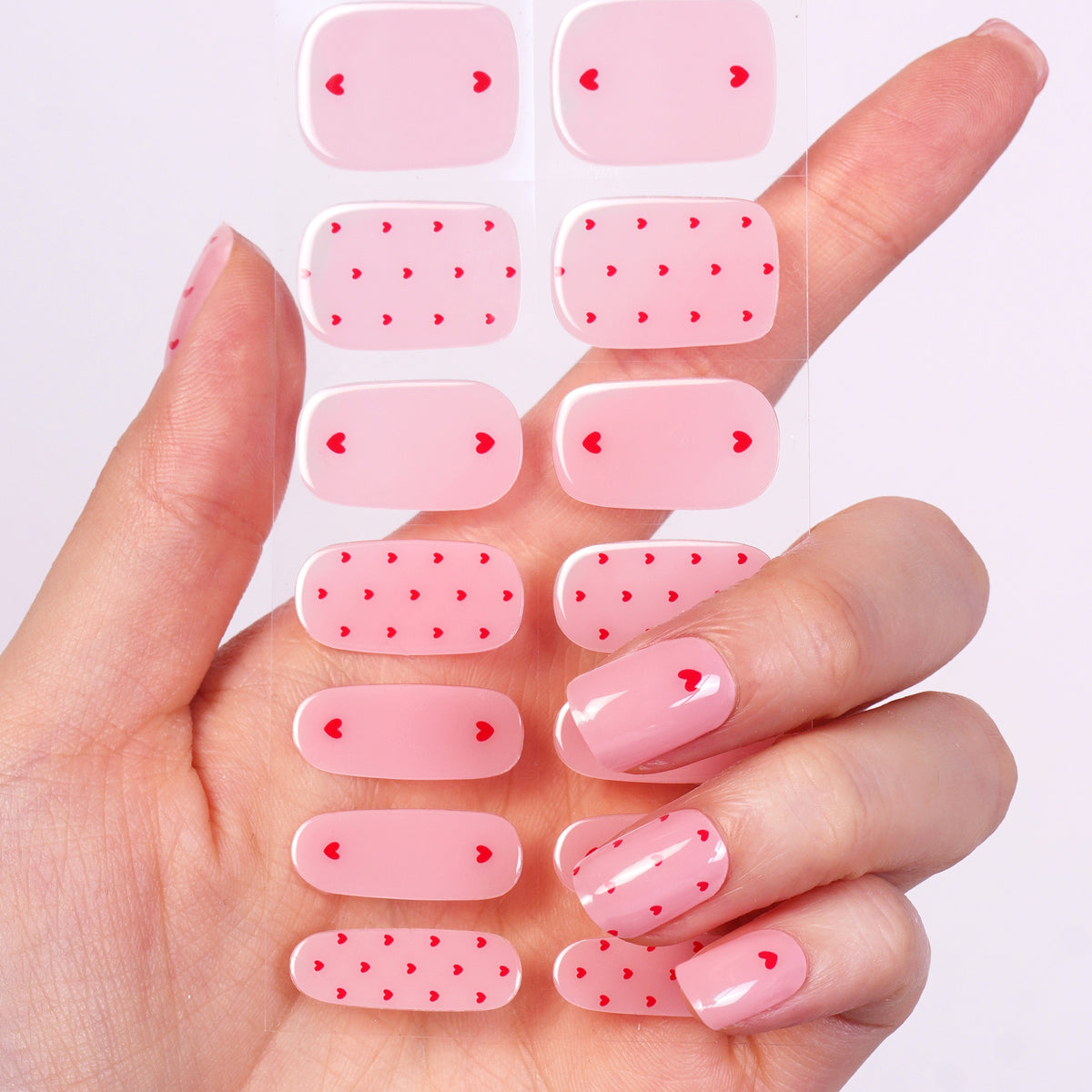 Blush Hearts-3020 | No UV Lamp Needed