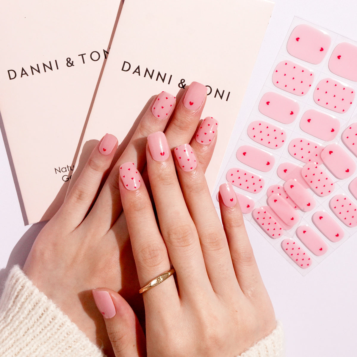 Blush Hearts-3020 | No UV Lamp Needed