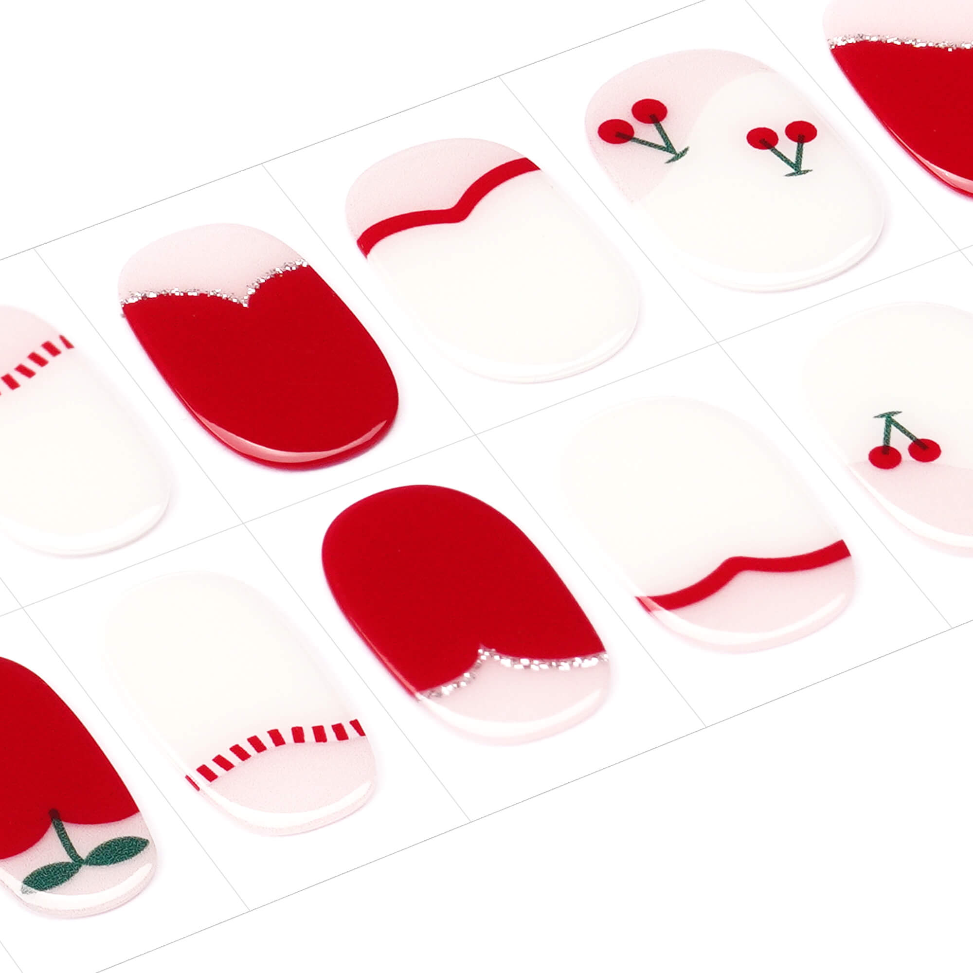 Sweet & Juicy Kids Nail Wraps | Cherries Pop - 2781