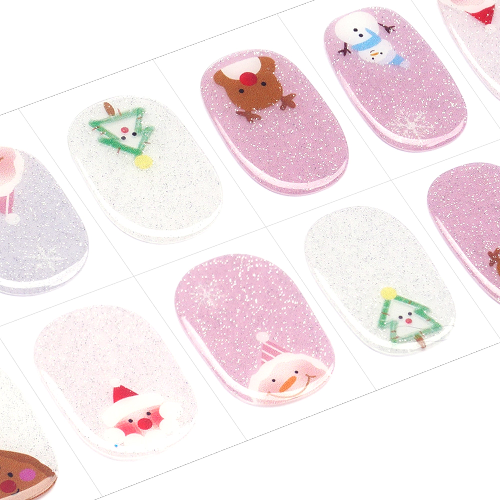 Snowy Magic Kids’ Nail Wraps | Whimsical Winter-2856