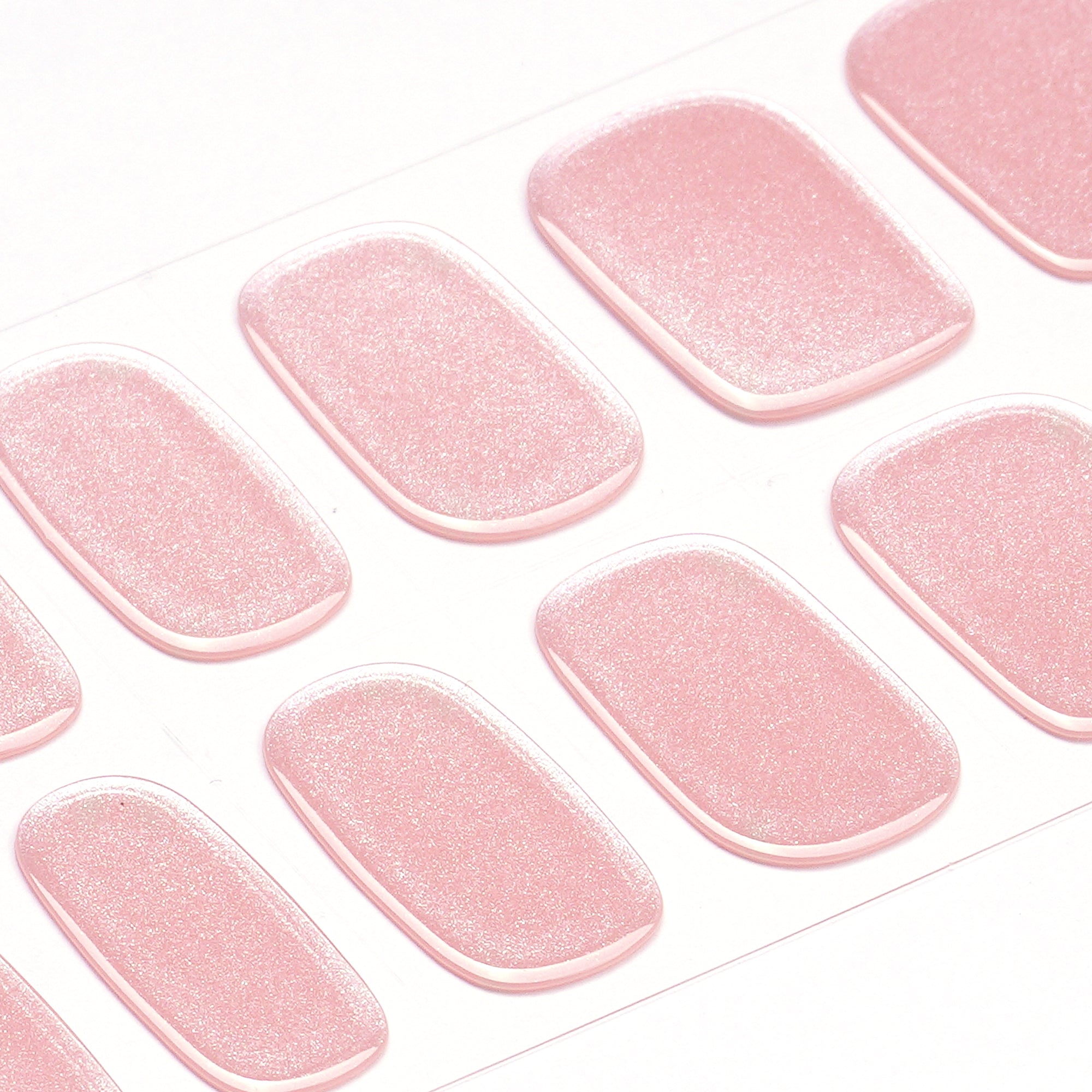 Soft Neutral Gel Nail Strips with a Smooth, Silky Finish | Silken Hush-2865