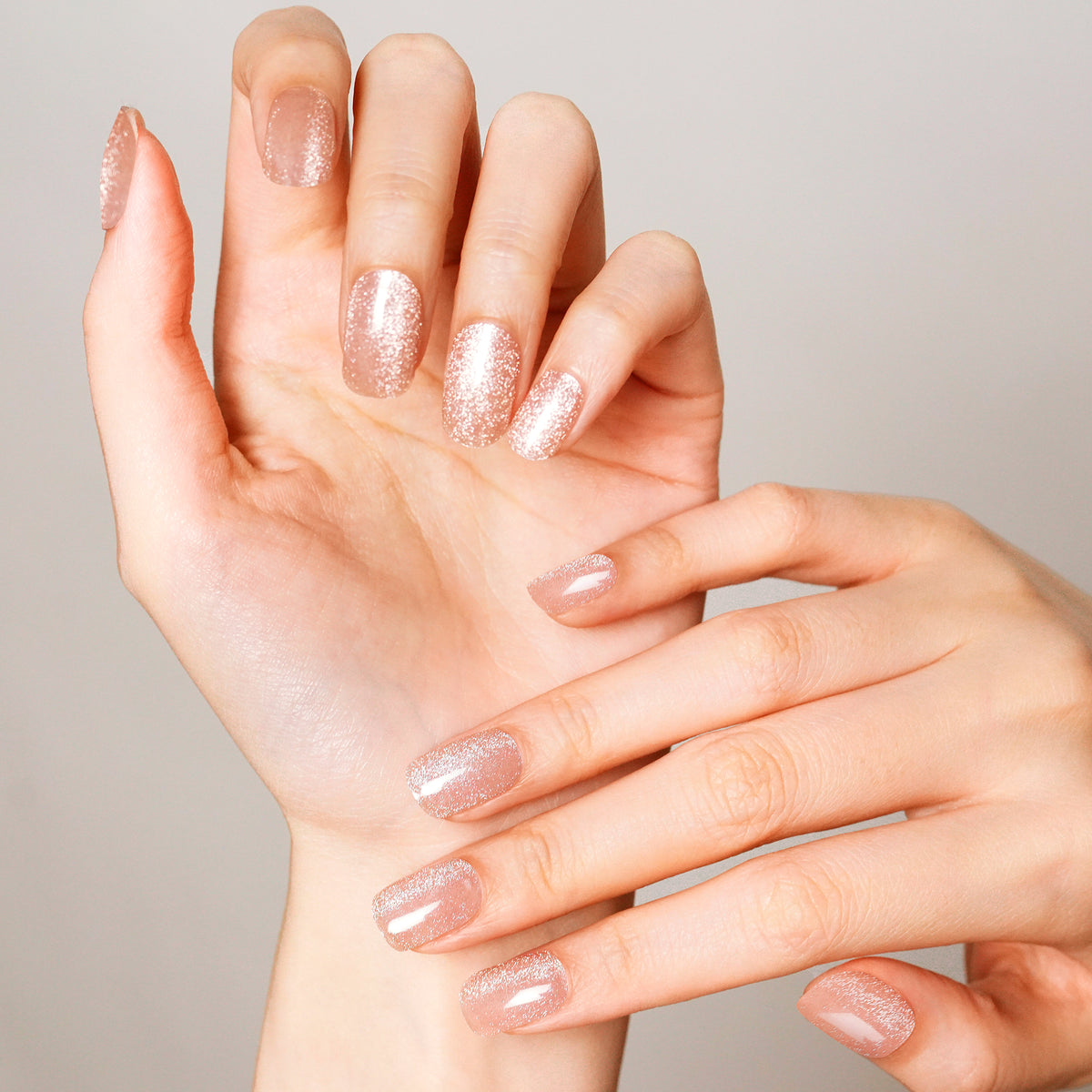 Rose Shimmer-3025 | No UV Lamp Needed