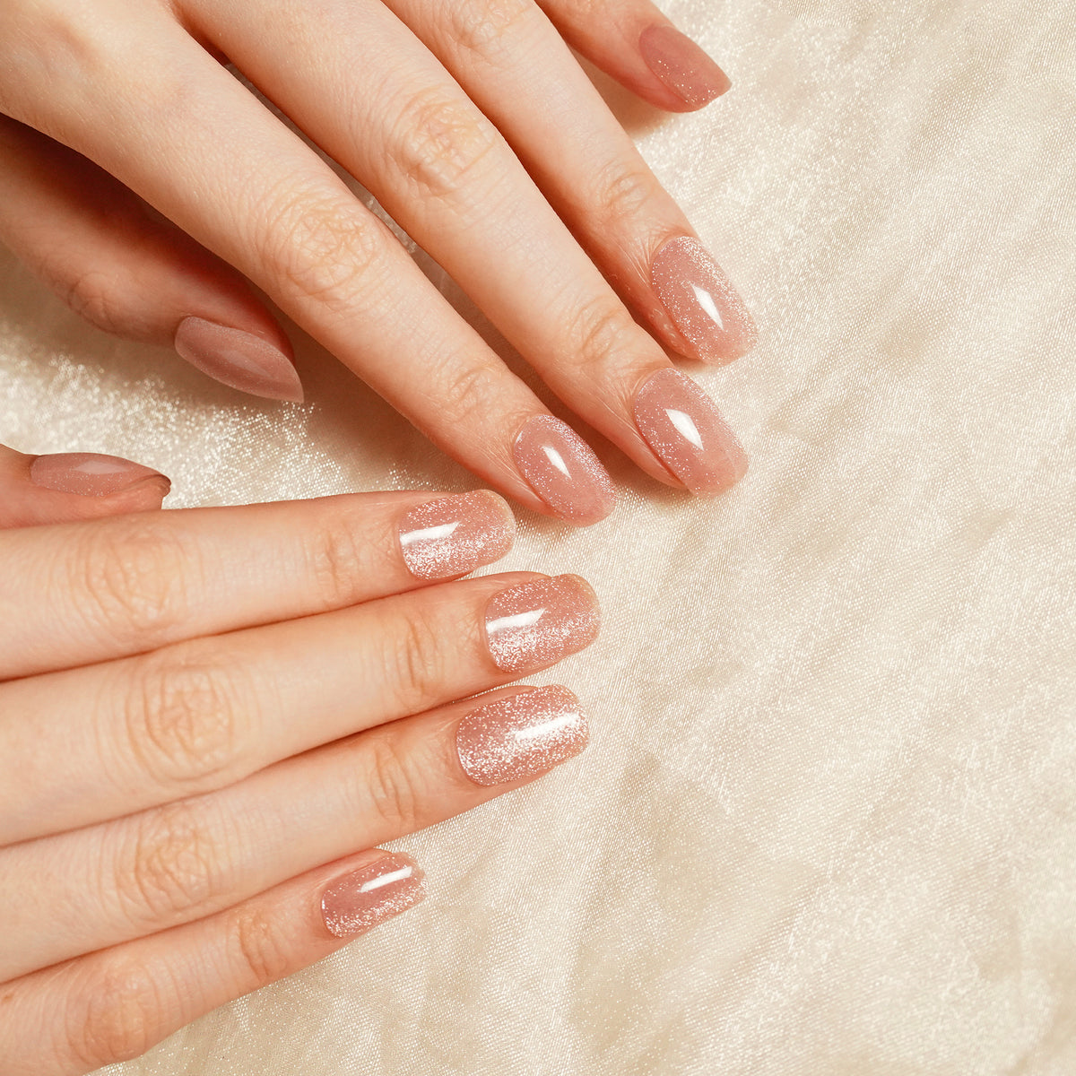 Rose Shimmer-3025 | No UV Lamp Needed