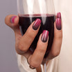 Purple & Black Gradient Semi-Cured Gel Nail Strips | Berry Ombre - 2606