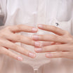 Transparent, Clear Semi Cured Gel Nail Strips | Crystal Clear - 9329