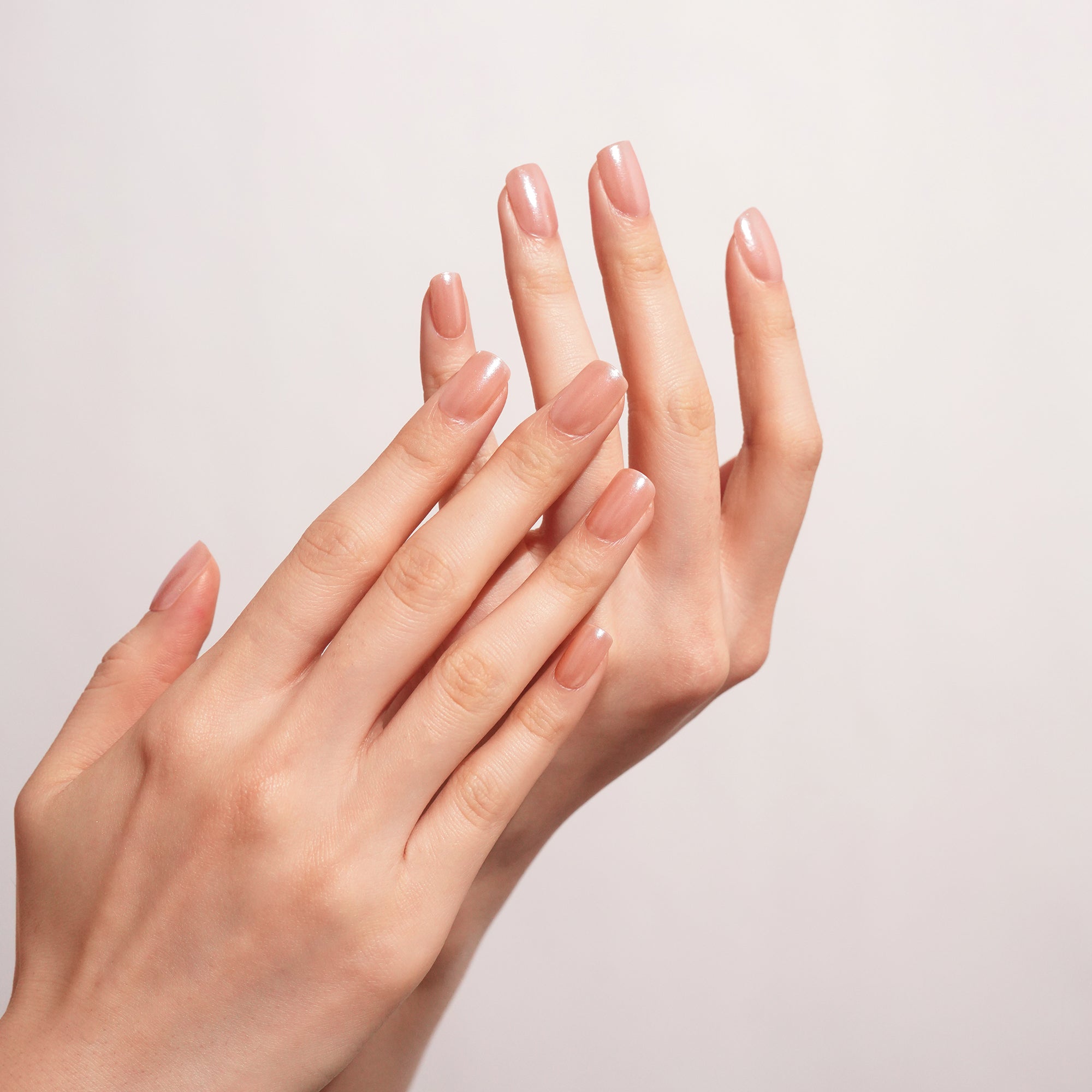 Skin-Soft Gel Nail Strips with a Fresh, Illuminated Finish | Bare Light-2872