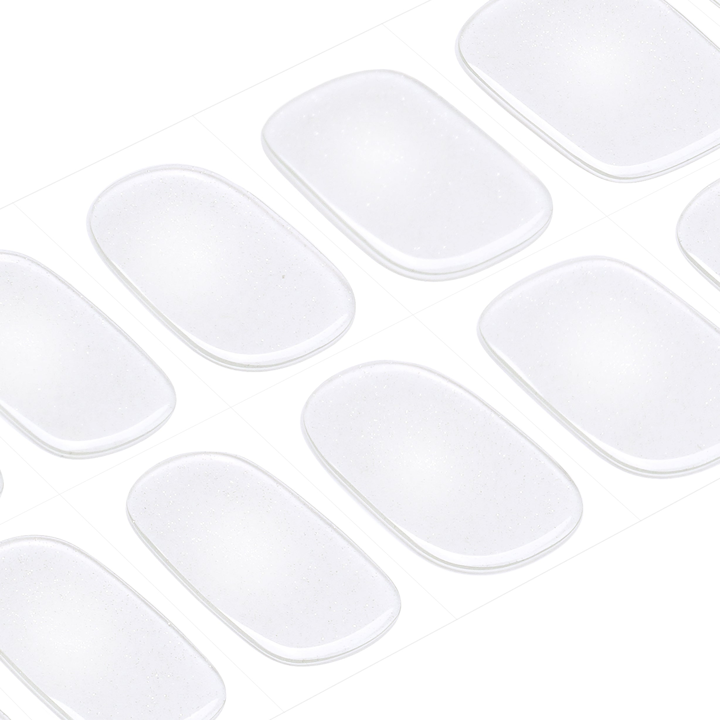 Sheer Milky Gel Nail Strips with a Soft Moonlit Glow | Lunar Sheer-2868